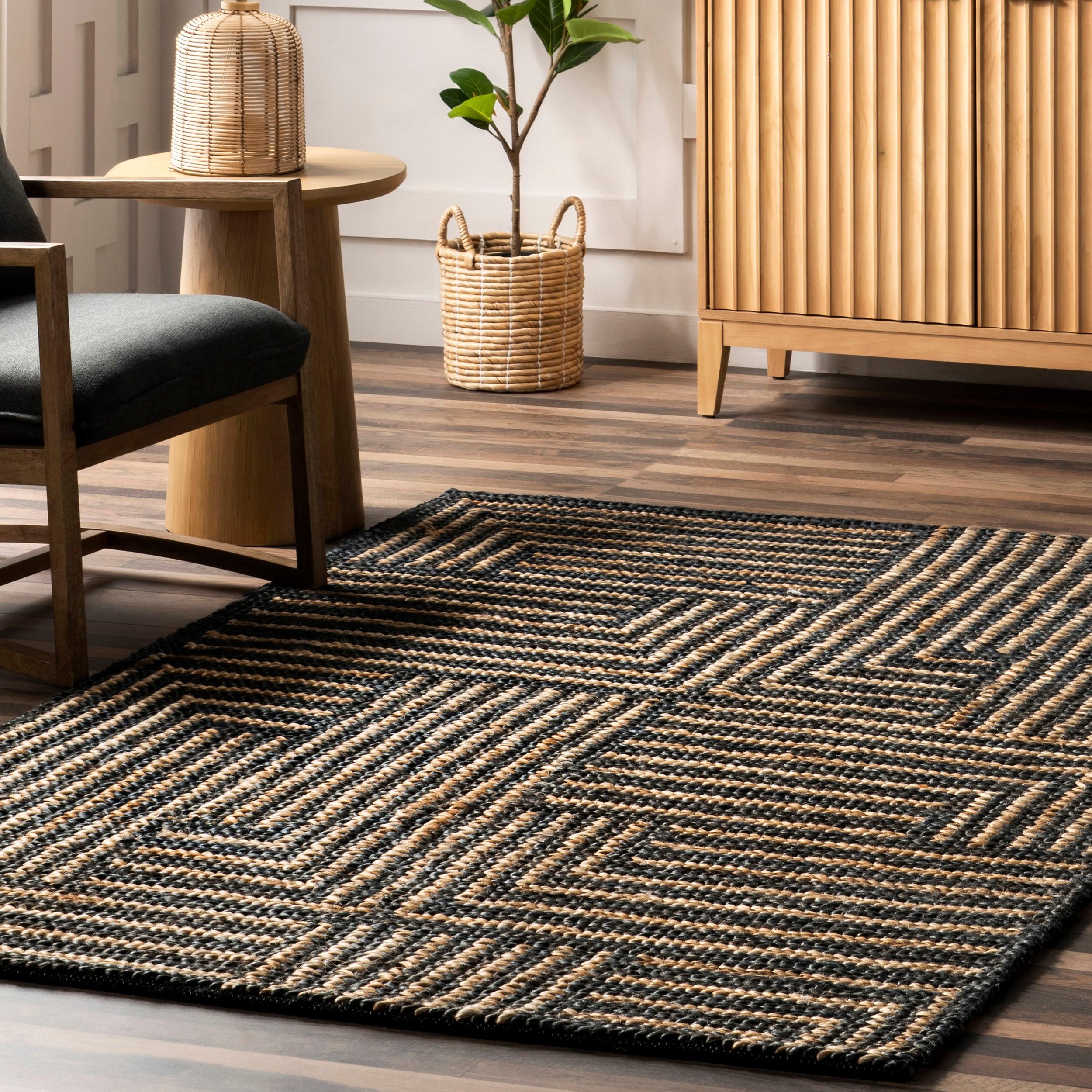 Grassland Handwoven Jute Area Rug
