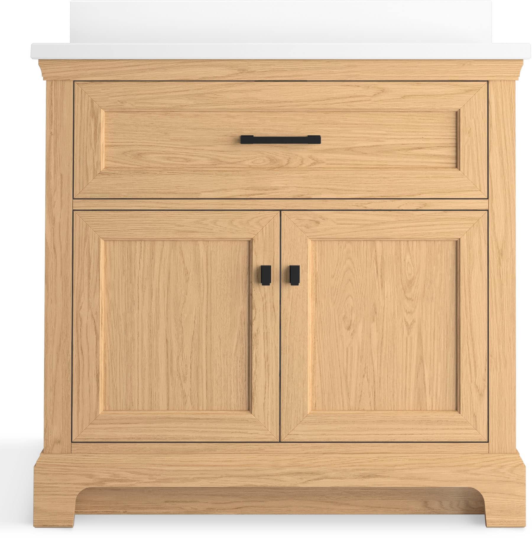 Charlemont 36 In. Bathroom Vanity Cabinet With Sink And Quartz Top