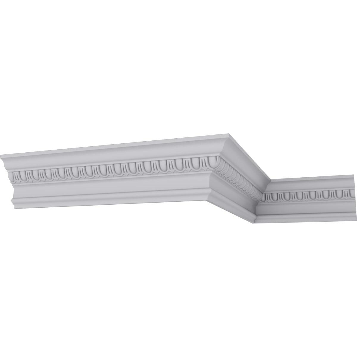 5 1/8"H x 3"P x 5 7/8"F x 94 1/2"L Egg & Dart Crown Moulding