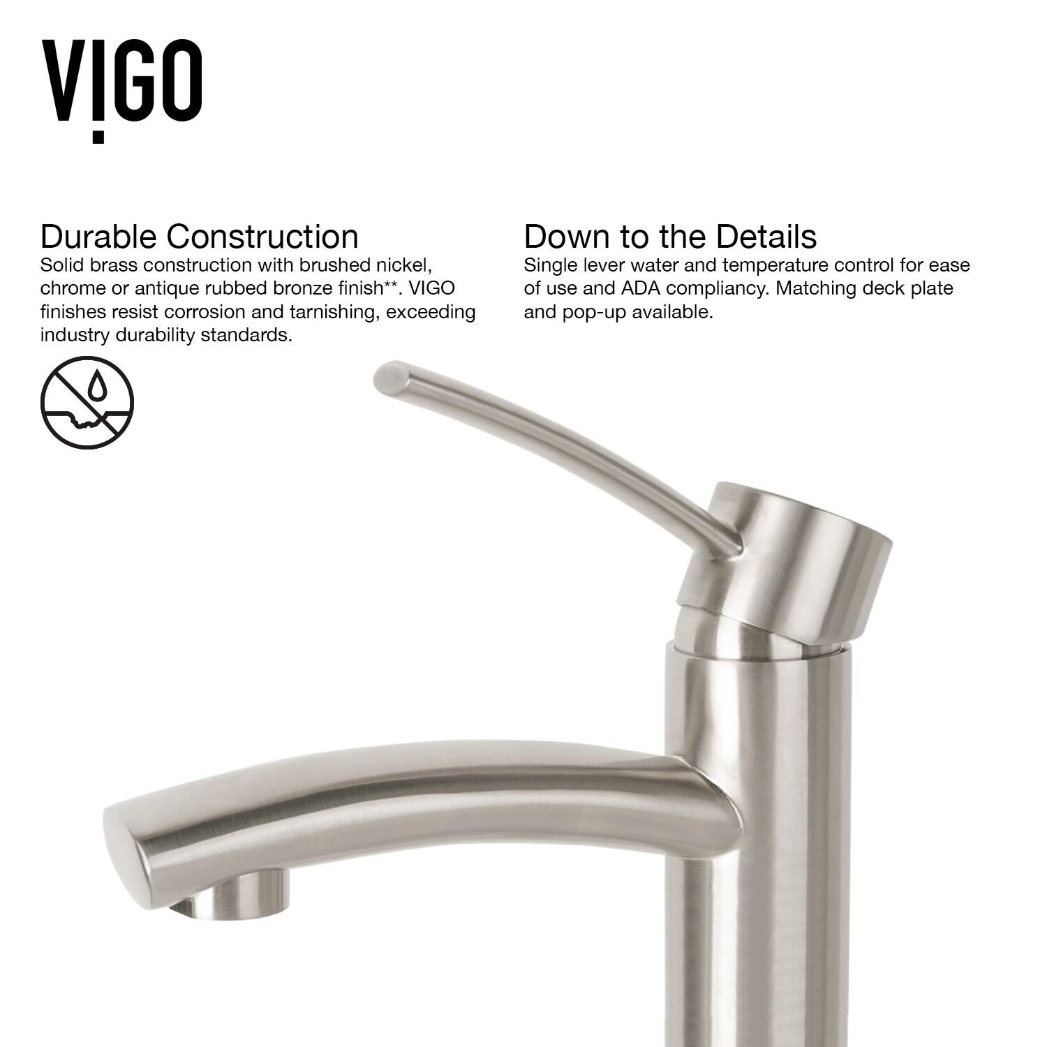 Milo 13" H Single Handle Vessel Sink Bathroom Faucet