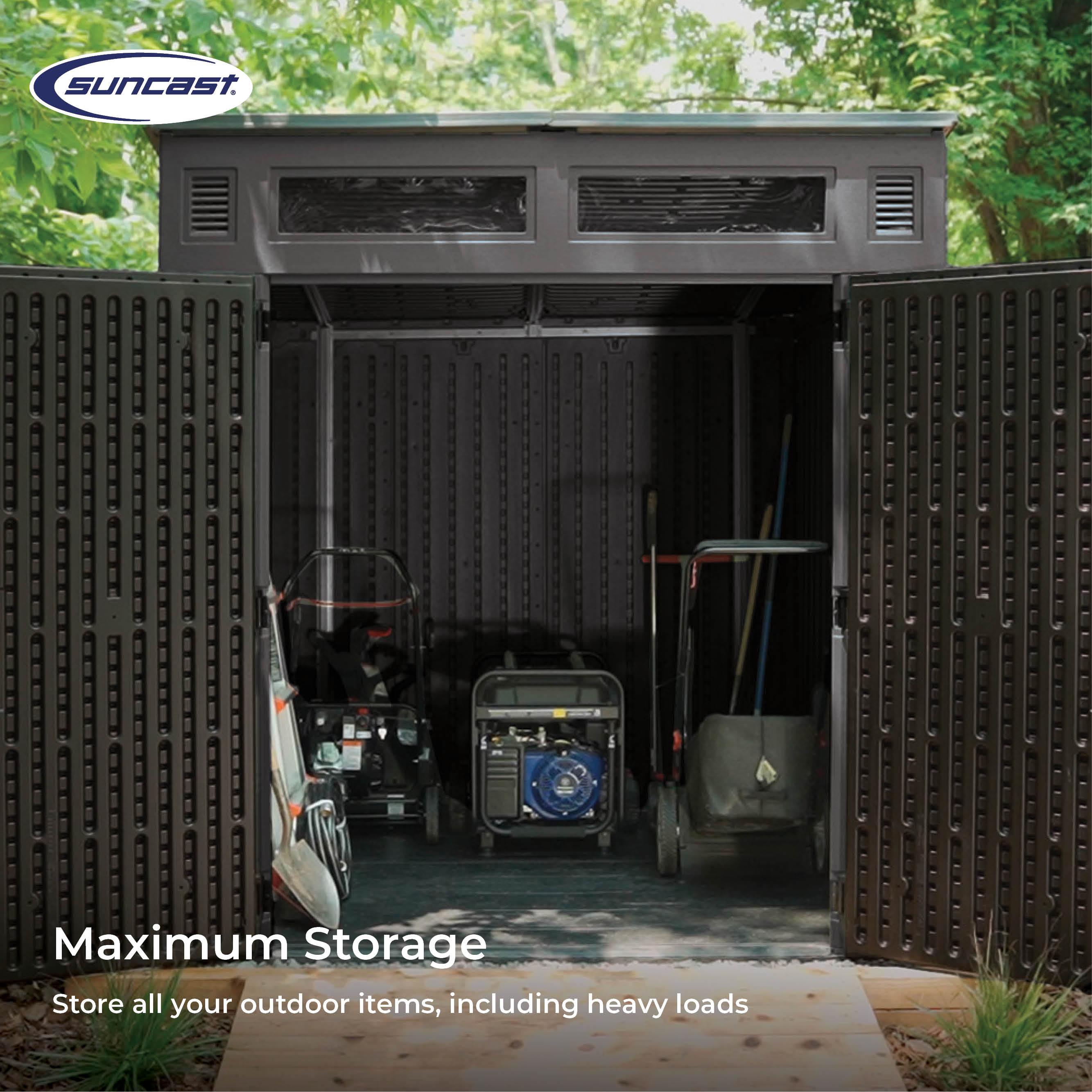 Suncast Suncast Modernist 7 ft. W x 7 ft. D Resin Storage Shed