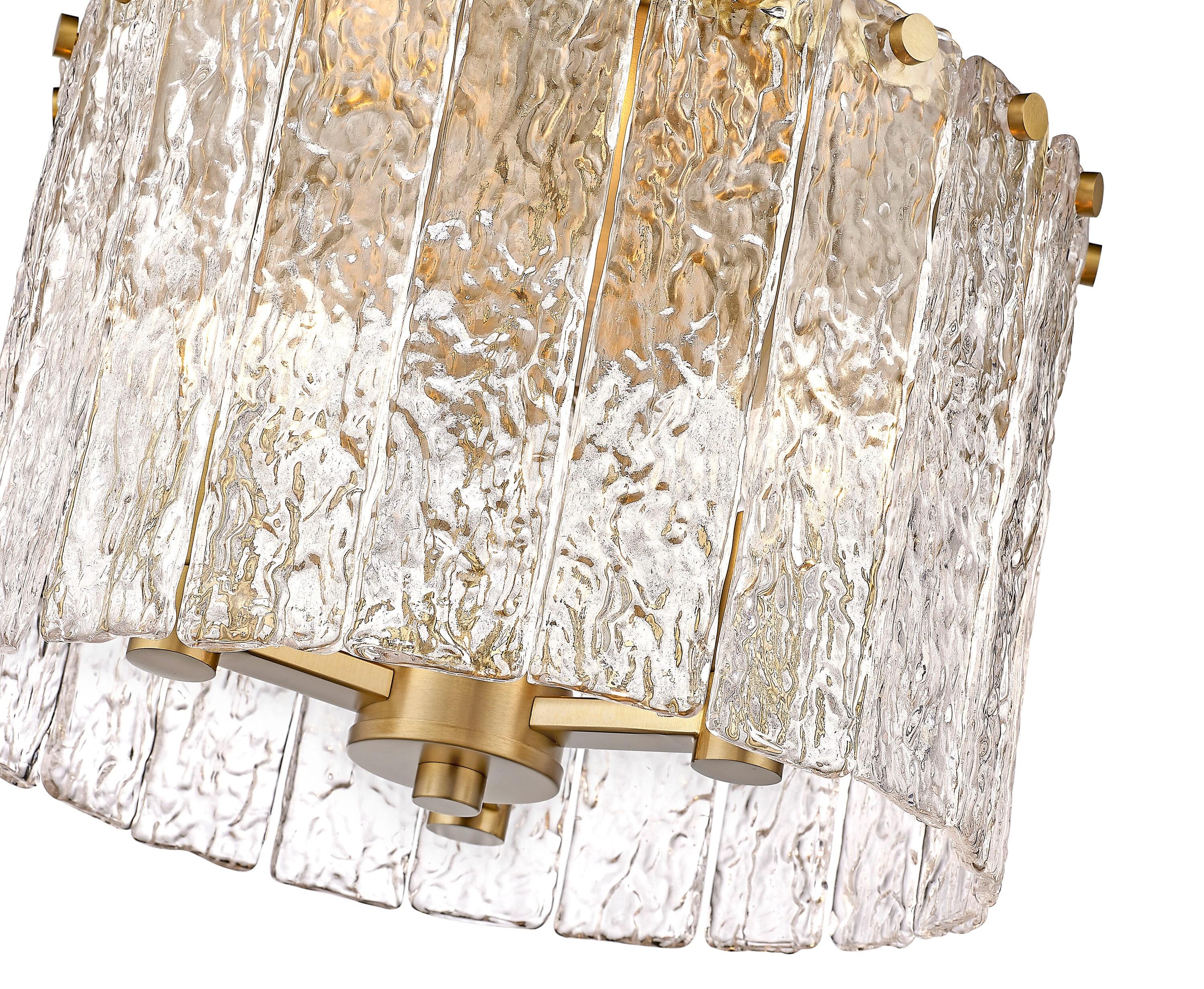 Z-Lite Glacier 3 - Light Flush Mount in  Modern Gold