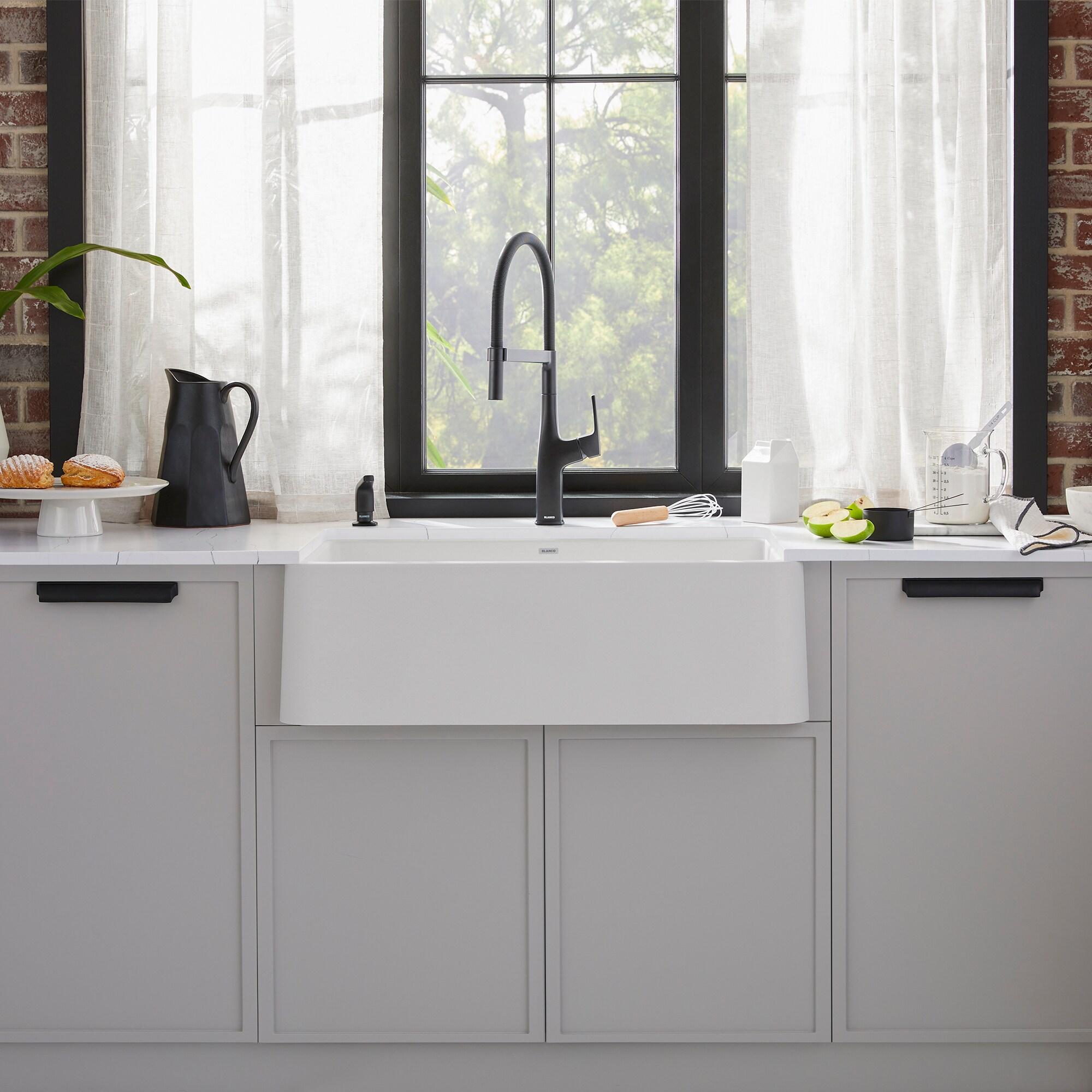 Ikon SILGRANIT 33" L x 19" W Farmhouse Sink