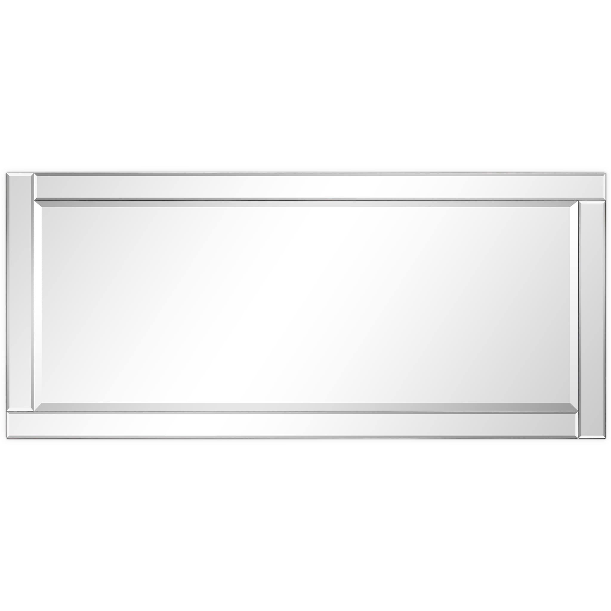 Empire Art Direct  Moderno Beveled Rectangle Wall Mirror