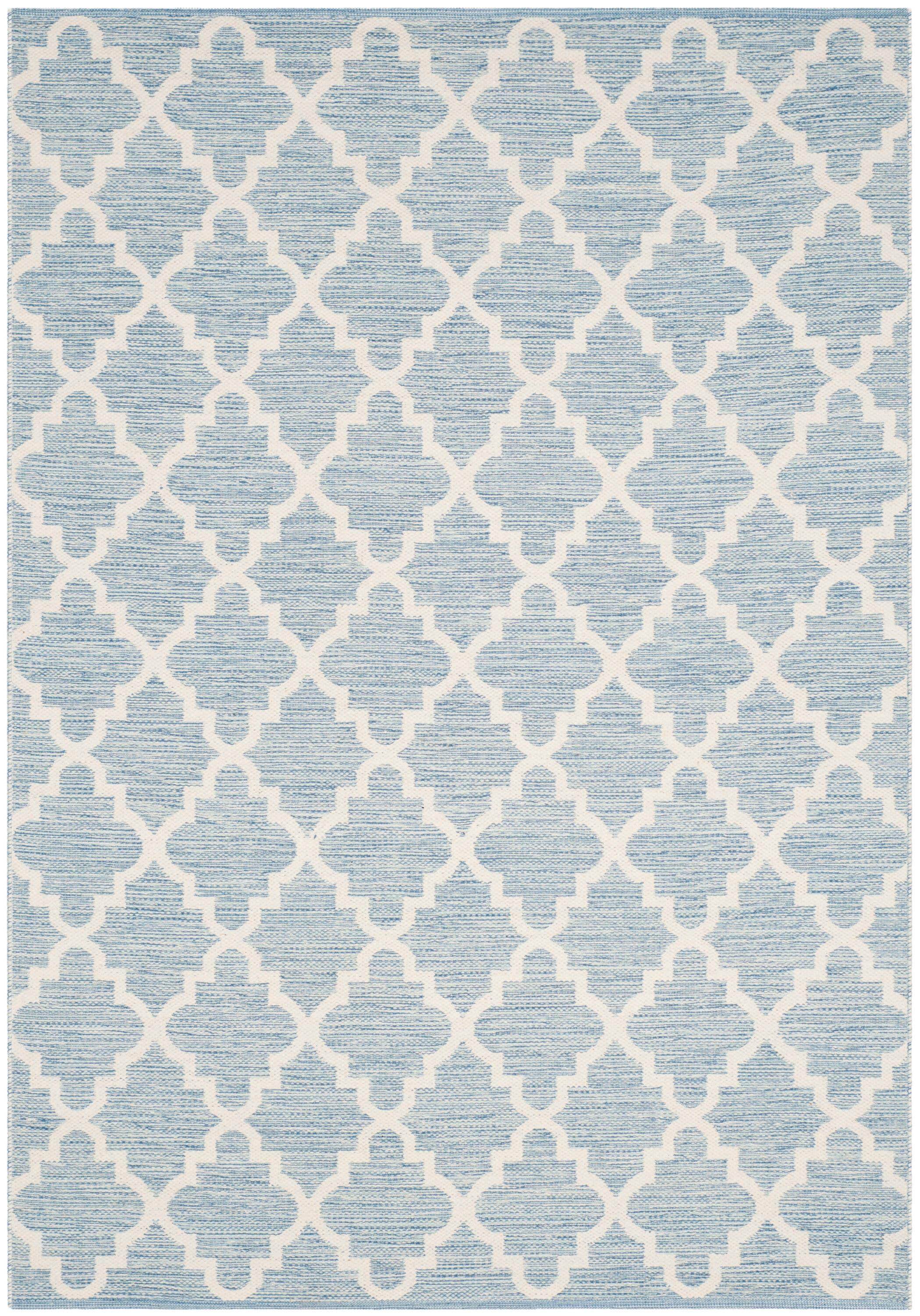 Montauk MTK810 Hand Woven Indoor Area Rug - Light Blue/Ivory - 5'x8' - Safavieh.