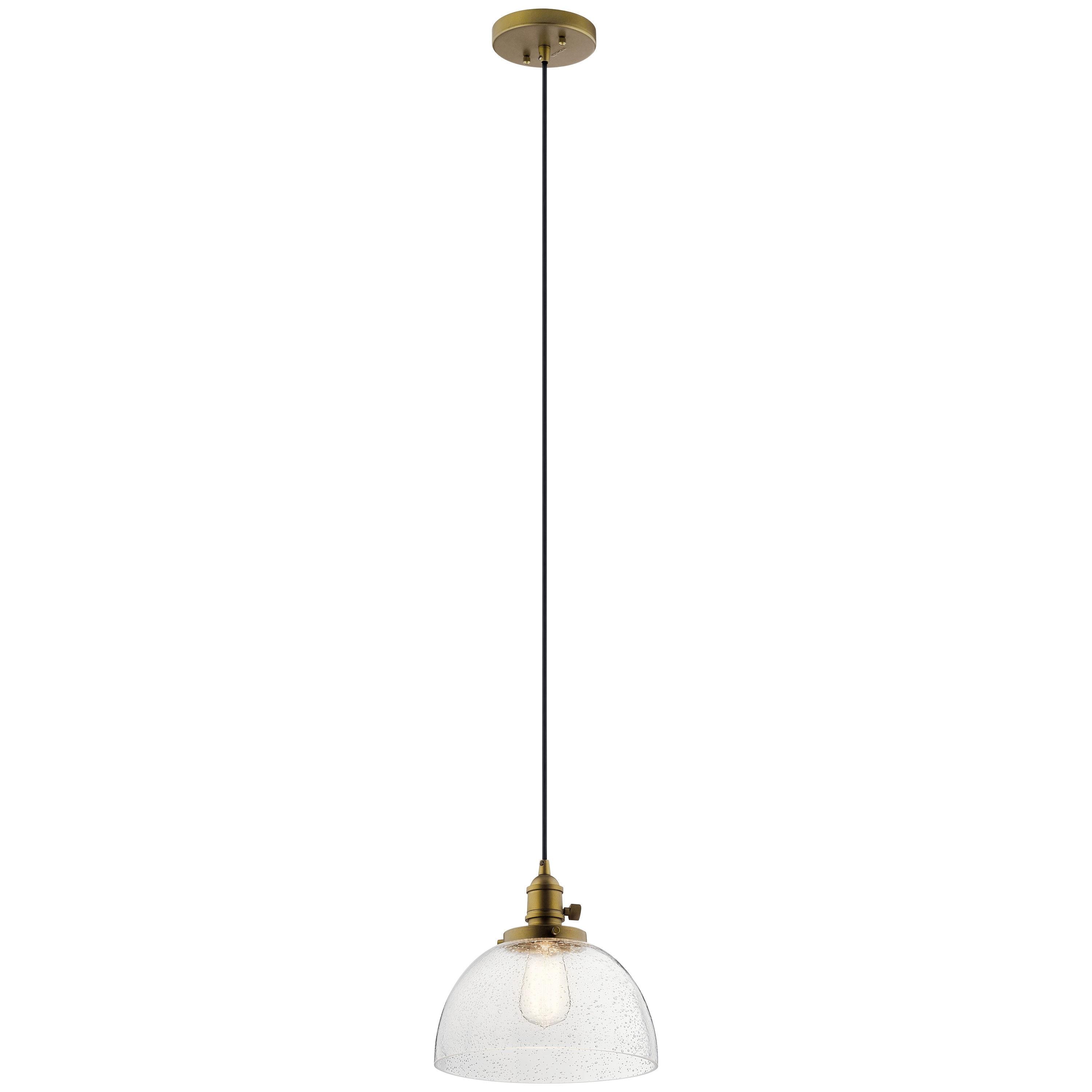 Kichler Lighting Avery 1 - Light Pendant in  Natural Brass