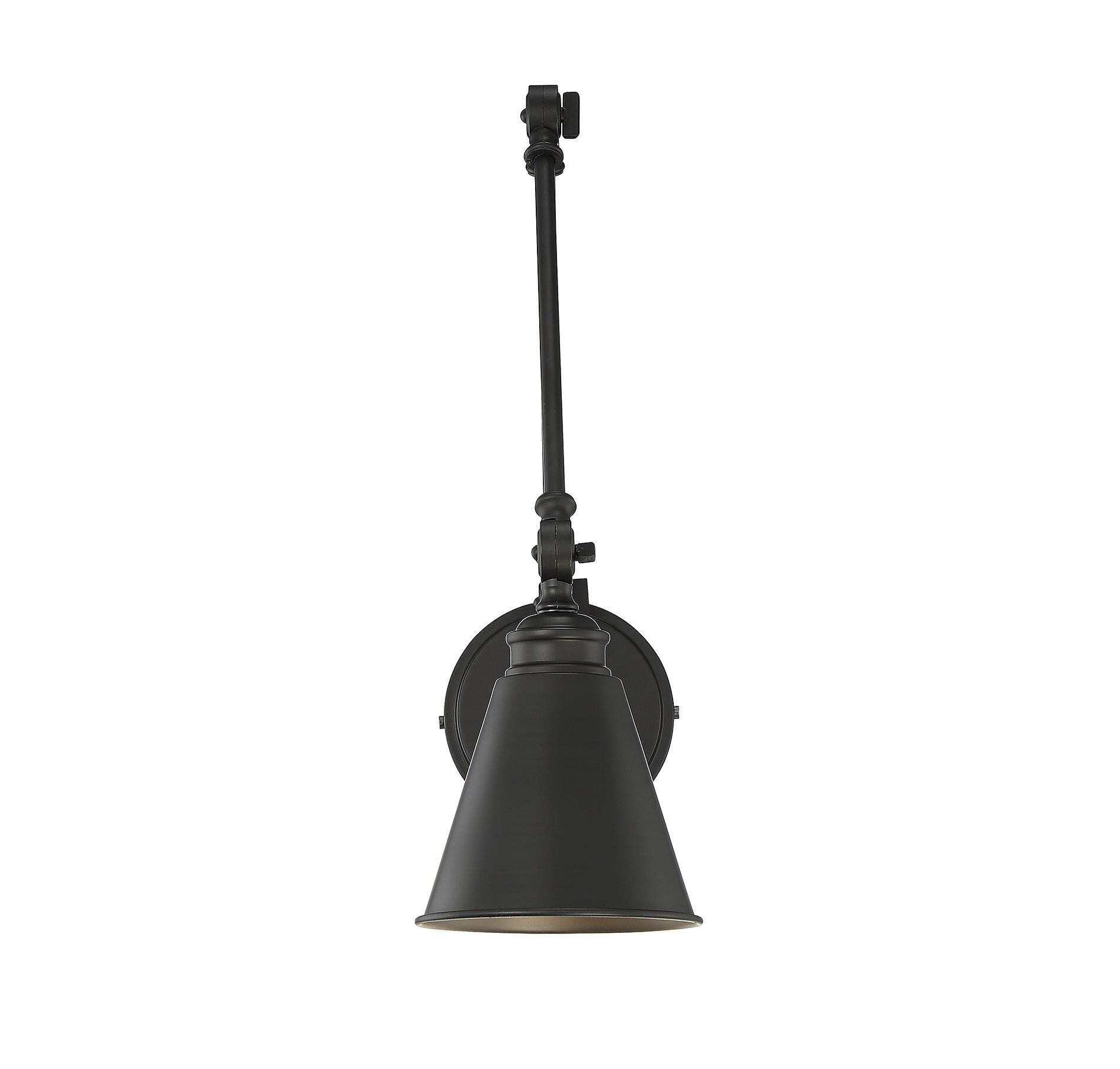 Savoy House Morland 1 - Light Swing Arm Lamp in  Matte Black