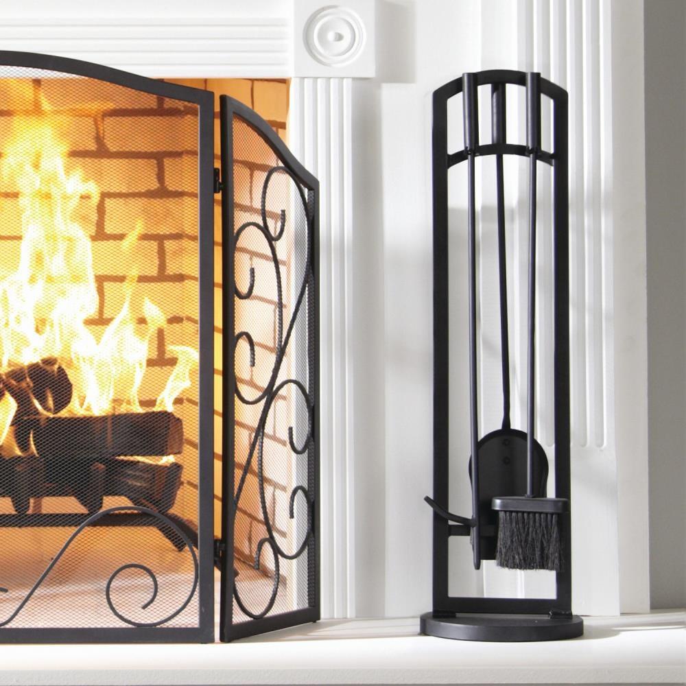 Pleasant Hearth FA219TA Arched 4 Piece Steel Fireplace Toolset