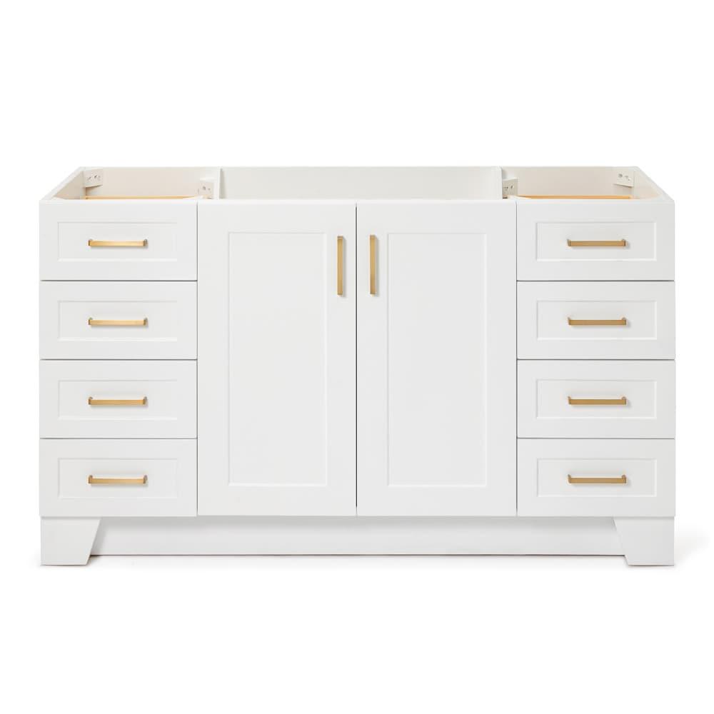 Ariel Q060s-Bc Taylor 60" Free Standing Hardwood Single Vanity Cabinet Only - White