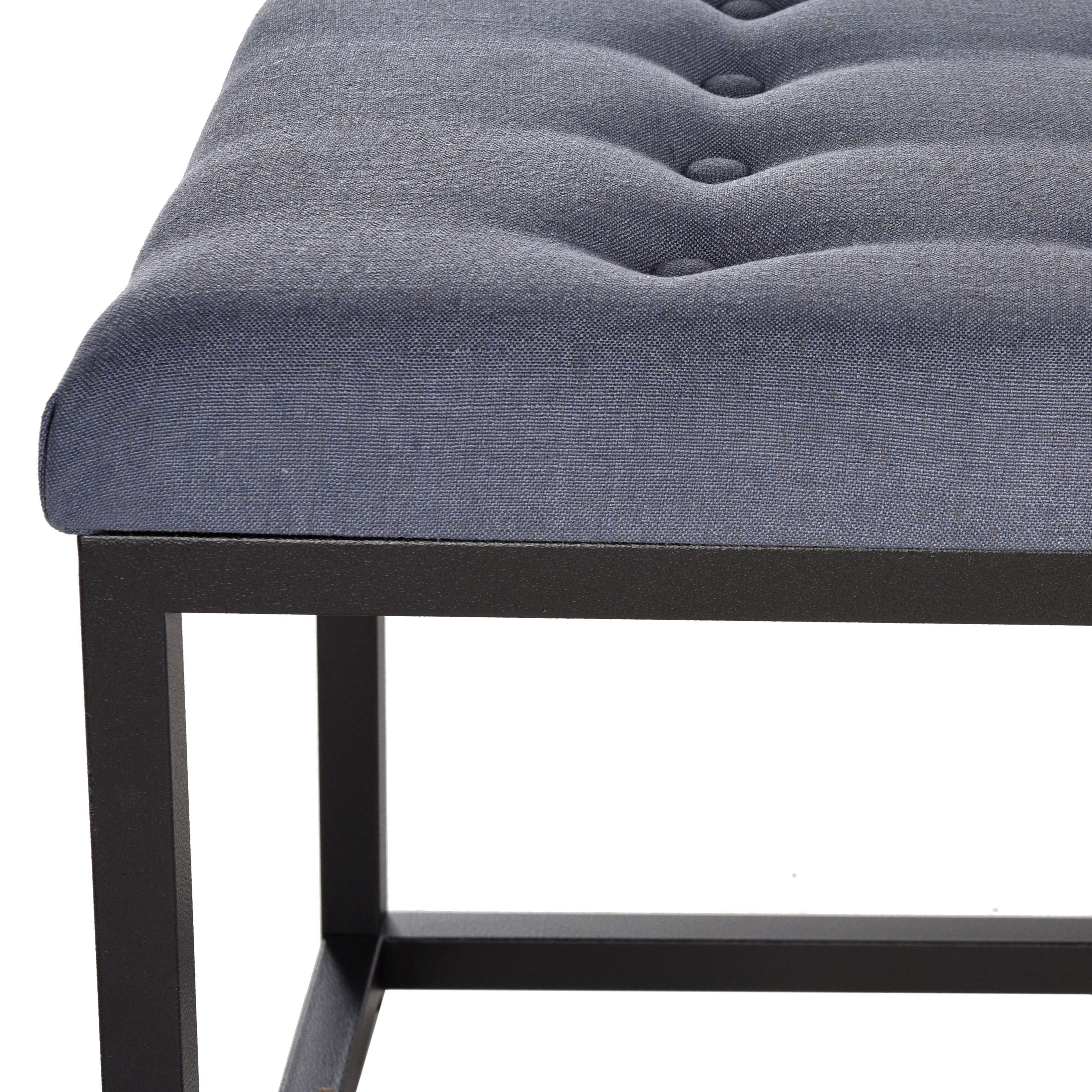 Reynolds Bench - Navy/Black - Safavieh