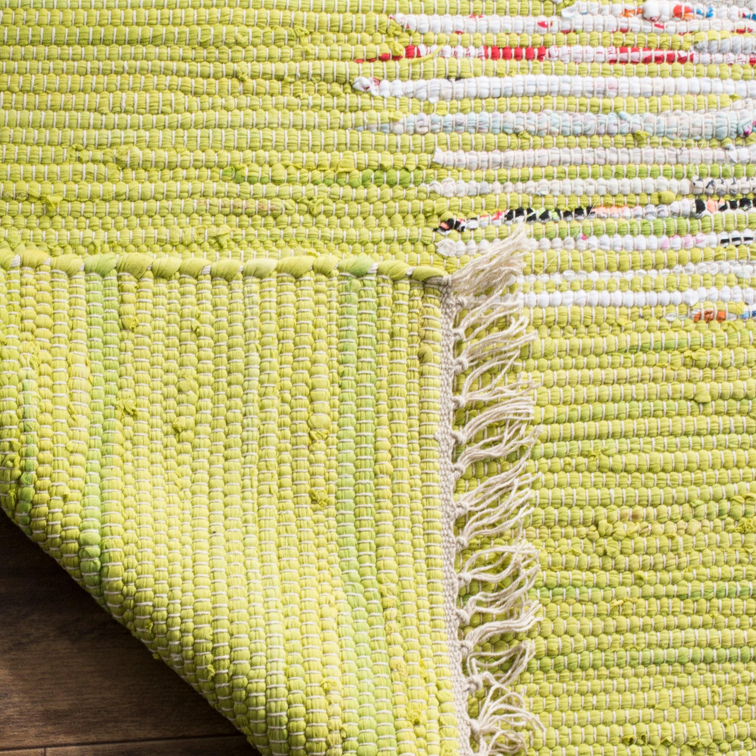 Montauk MTK711 Hand Woven Area Rug - Ivory/Citron - 8'x10' - Safavieh.