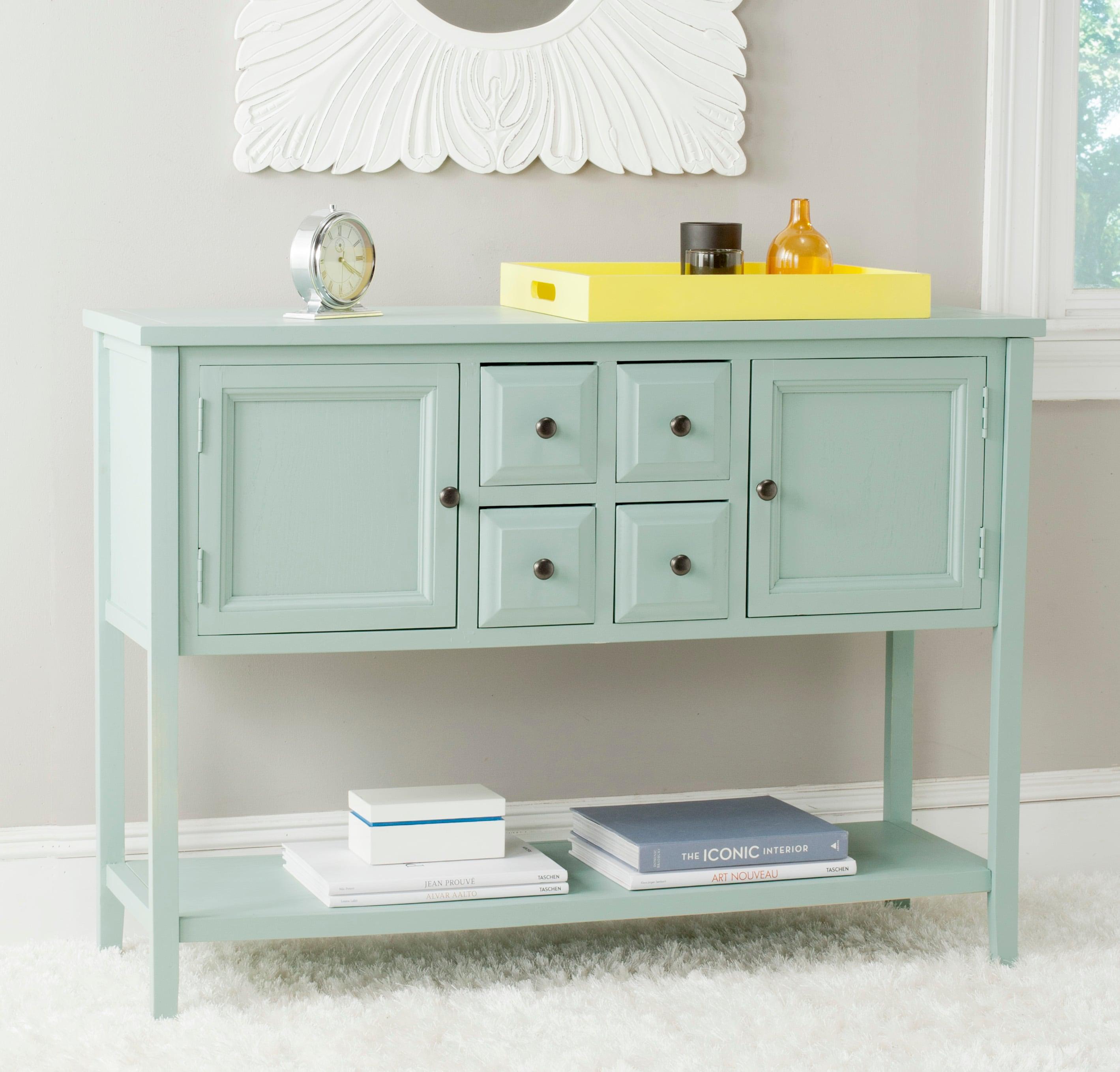 Charlotte Sideboard - AMH6517 - Aqua Smoke - Safavieh Couture