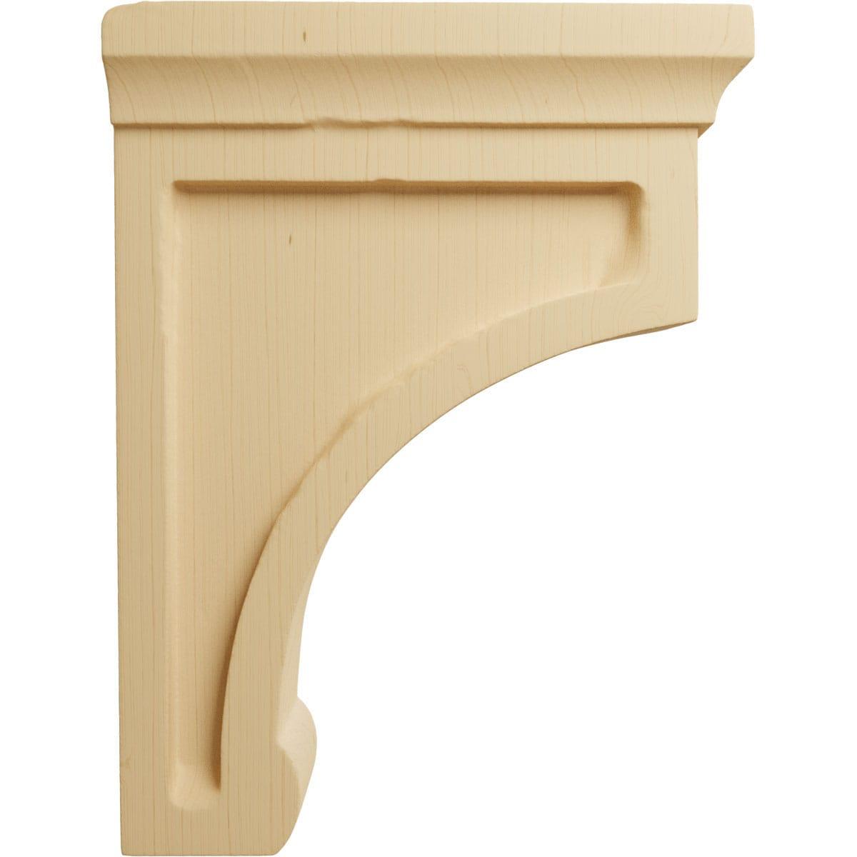 Alder Medium Wood Corbel Bracket 2.5"W x 6"D x 8"H