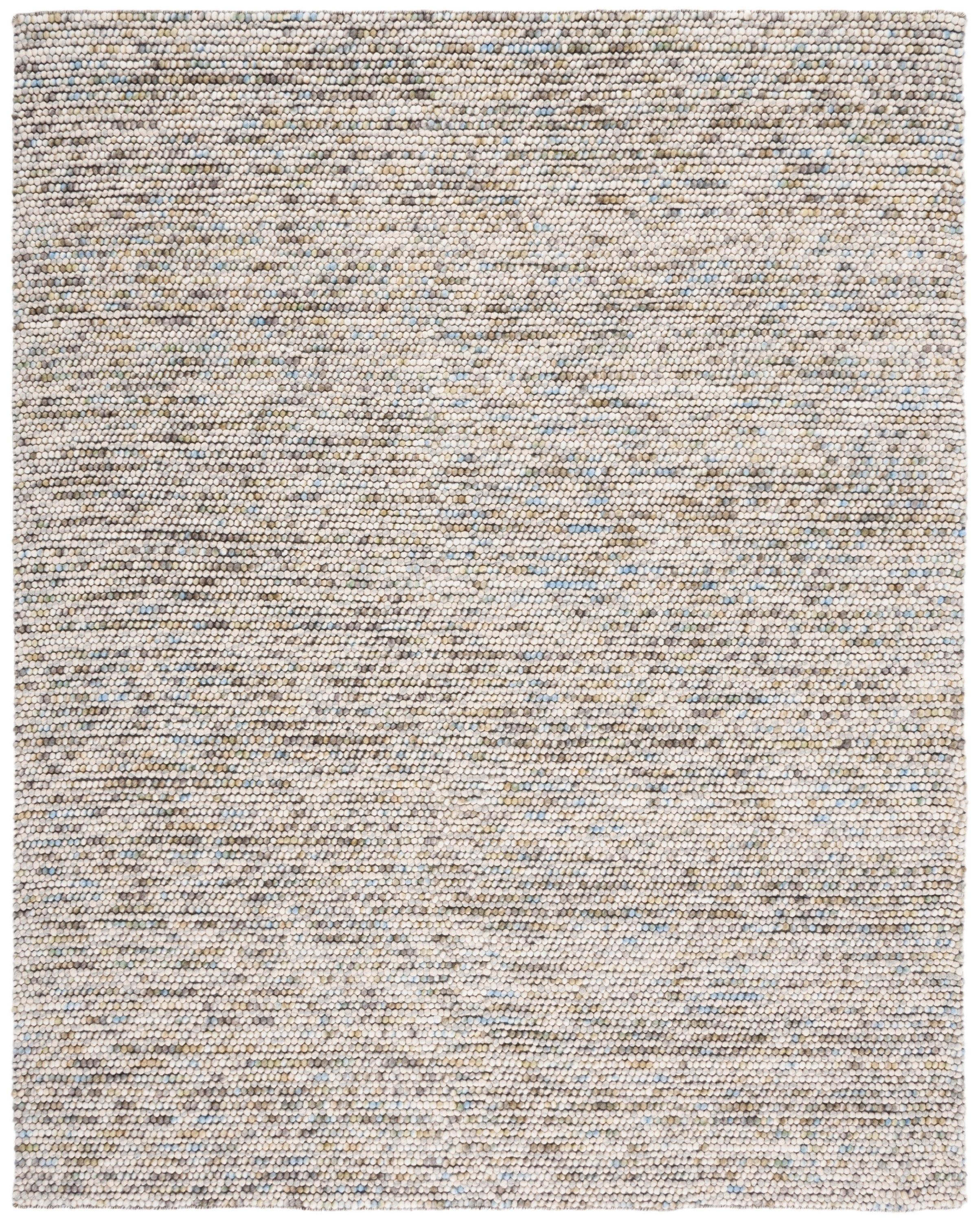 Safavieh Natura Waterton 9 x 12 (ft) Wool Ivory/Multi Rectangular Indoor Abstract Farmhouse/Cottage Spot clean only Area rug