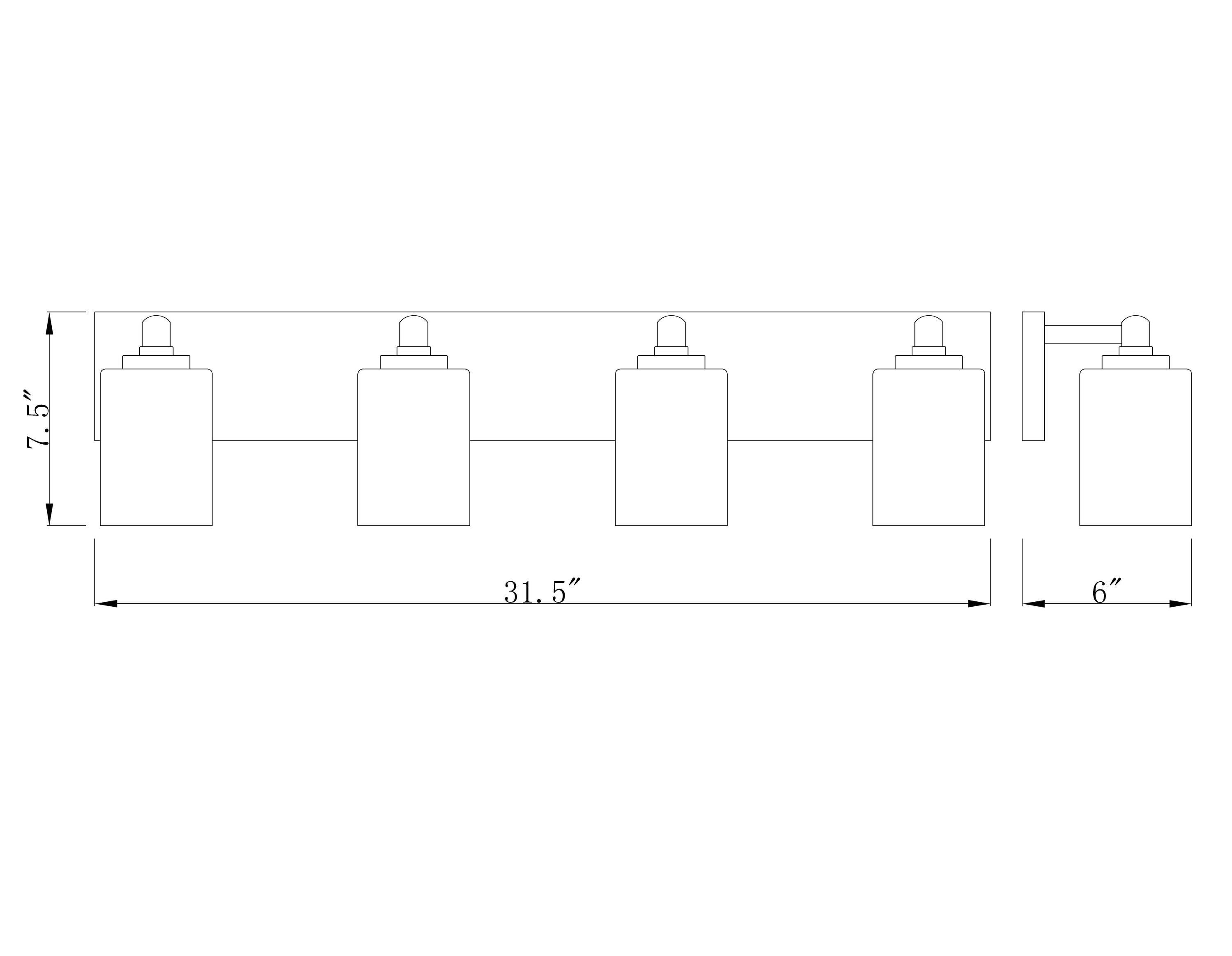 Z-Lite Soledad 4 - Light Vanity in Chrome
