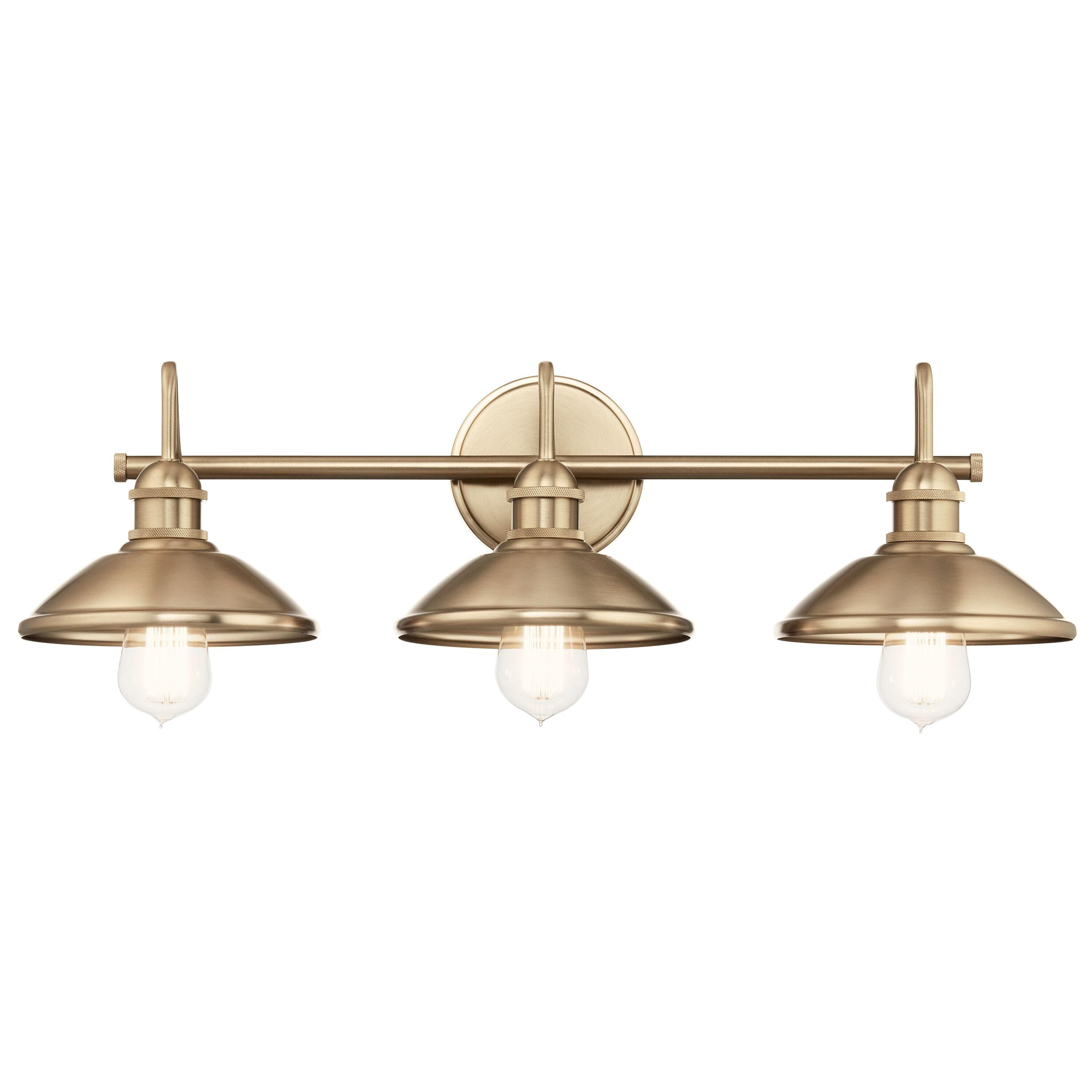 Kichler Lighting Clyde 3 - Light Vanity in  Champagne Bronze