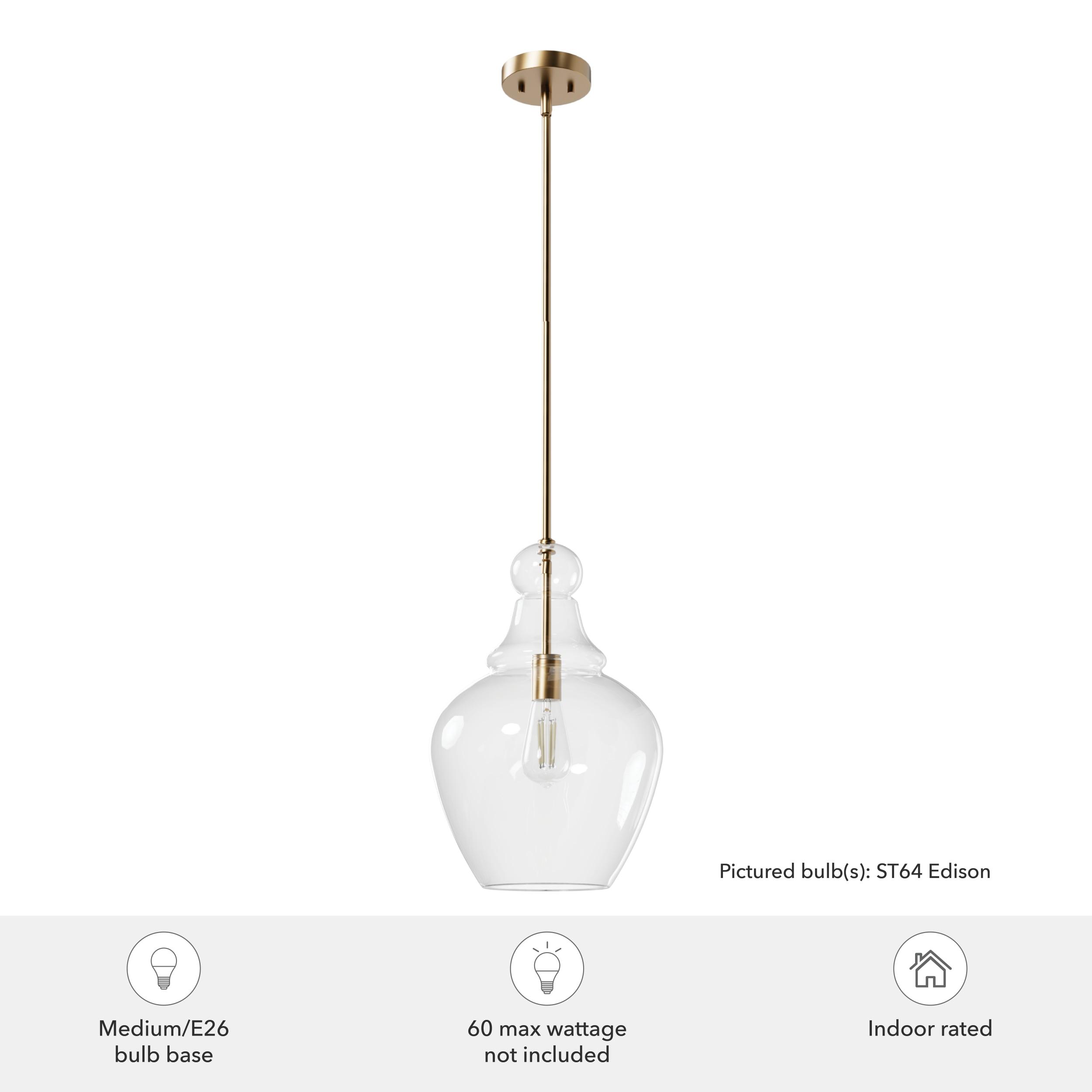 Maple Park 1 Light Bell Pendant