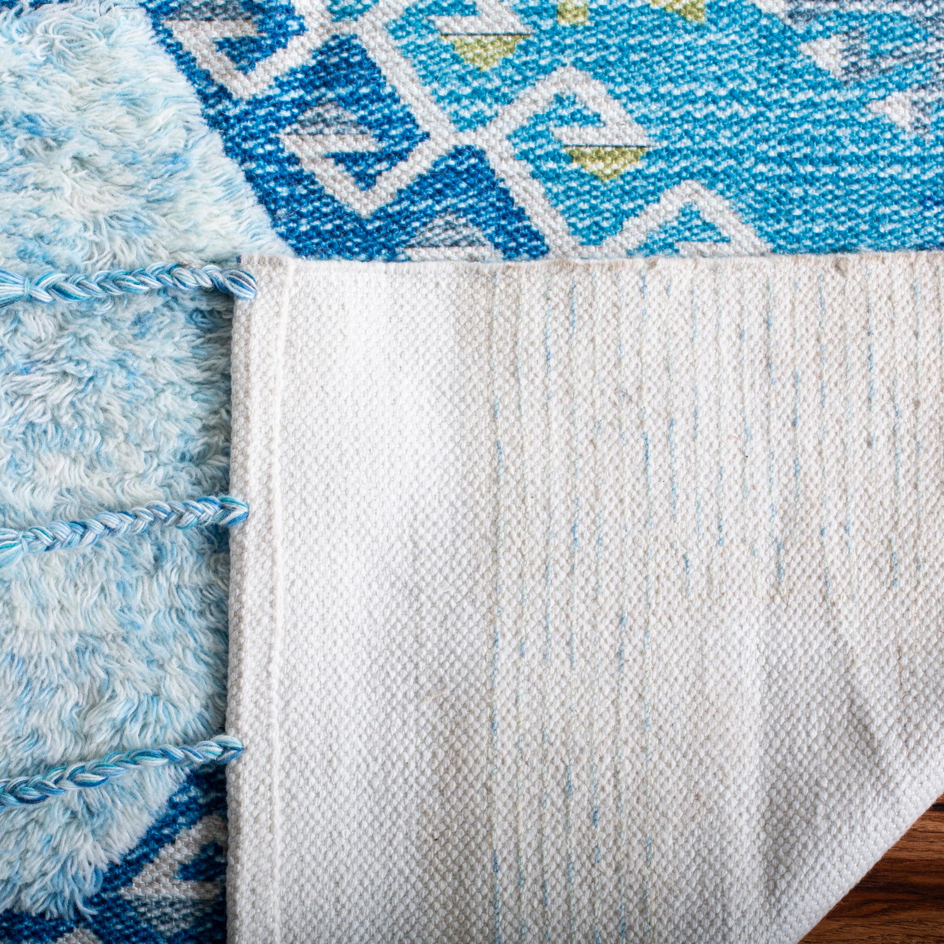 Safavieh  Handmade Saffron Evelinde Modern Tribal Cotton Rug 4' x 6' 4' x 6' Indoor