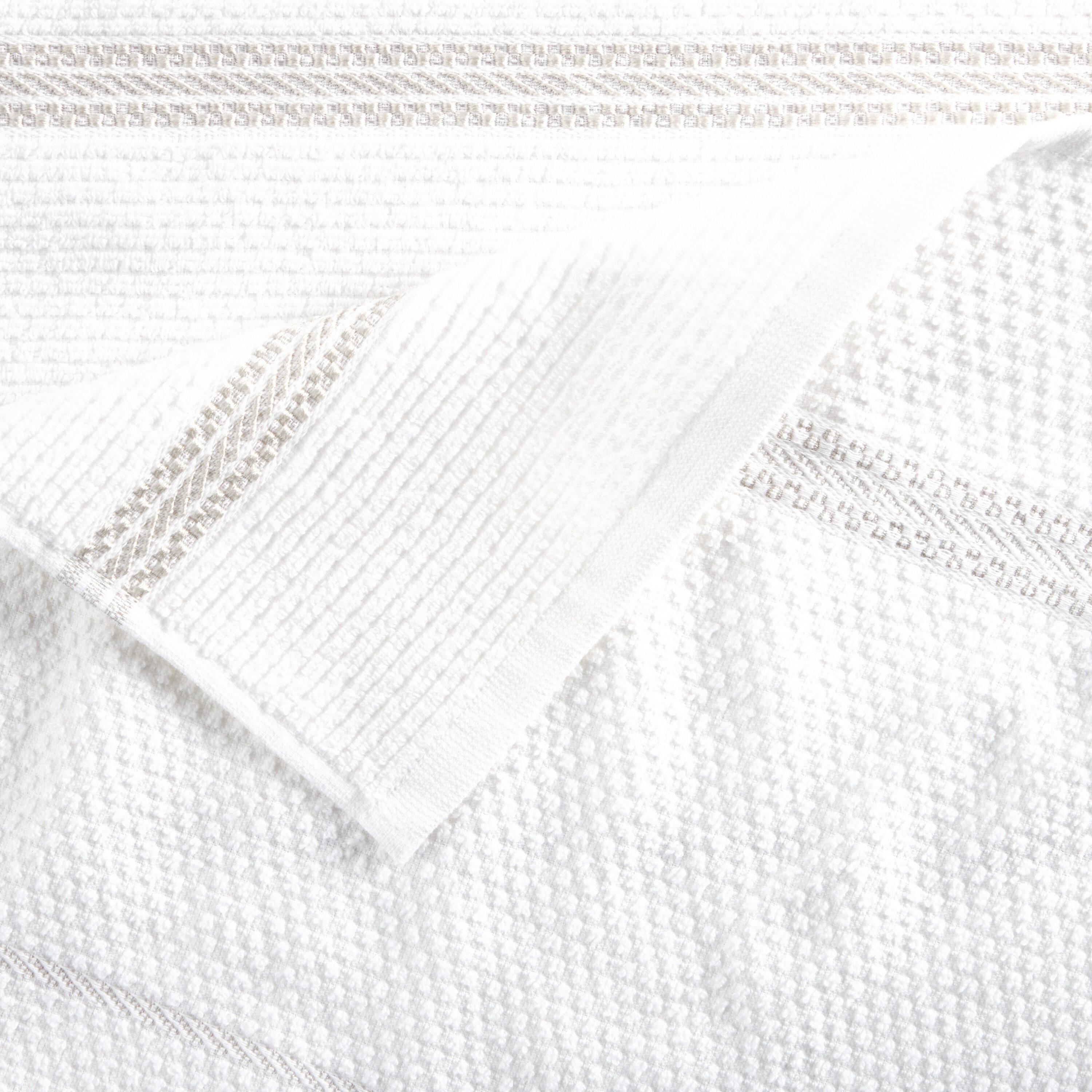 Martha Stewart Martha Stewart Modern Waffle Kitchen Towel Set 6-Pack, Linen, 16"x28" (Set of 6)