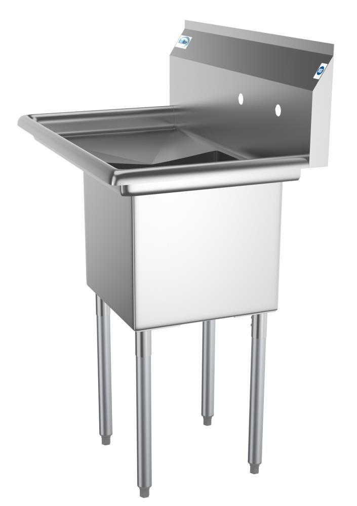 33" x 21" Freestanding Service Sink
