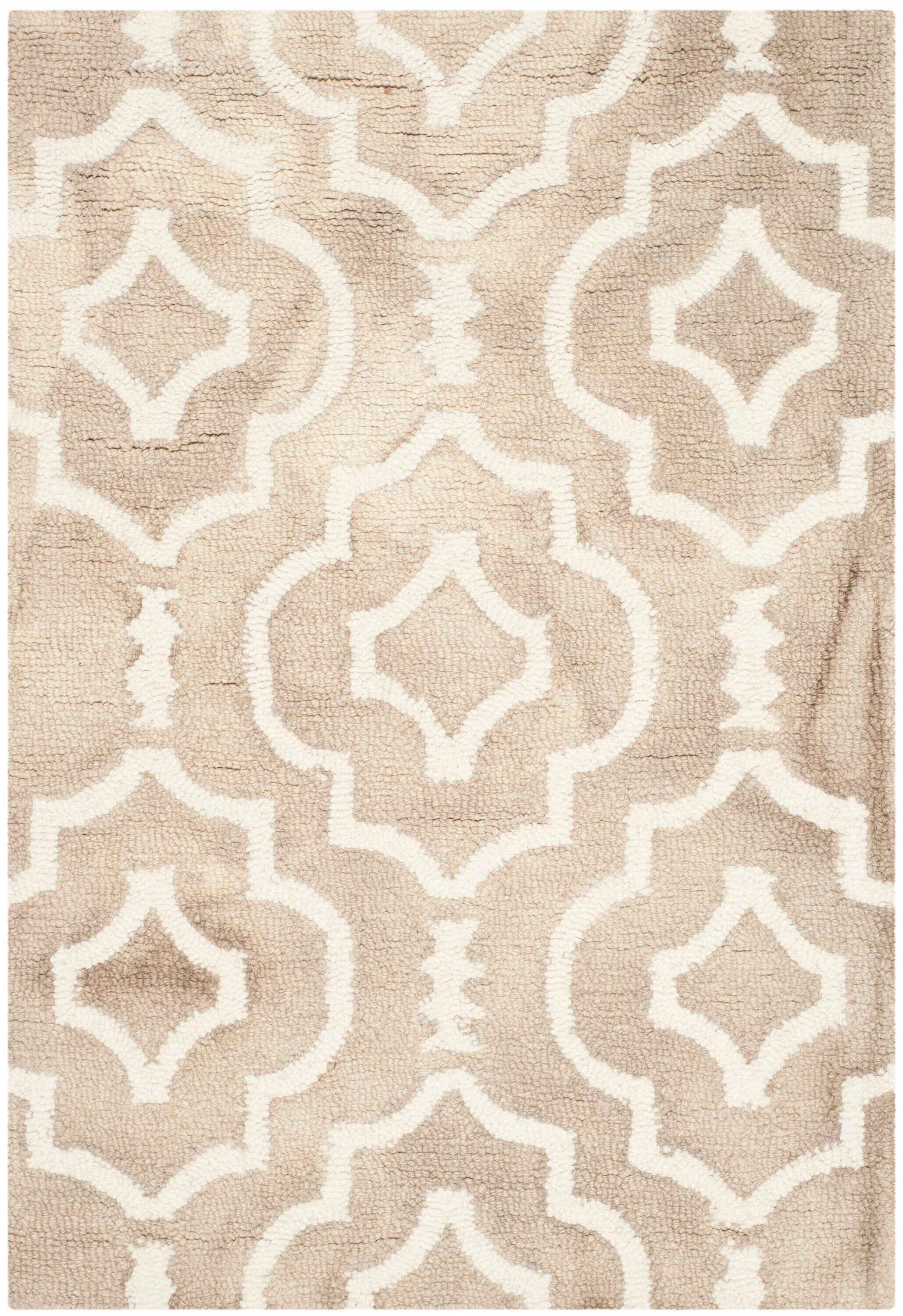 Dip Dye DDY538 Hand Tufted Indoor Accent Rug - Beige/Ivory - 2'x3' - Safavieh