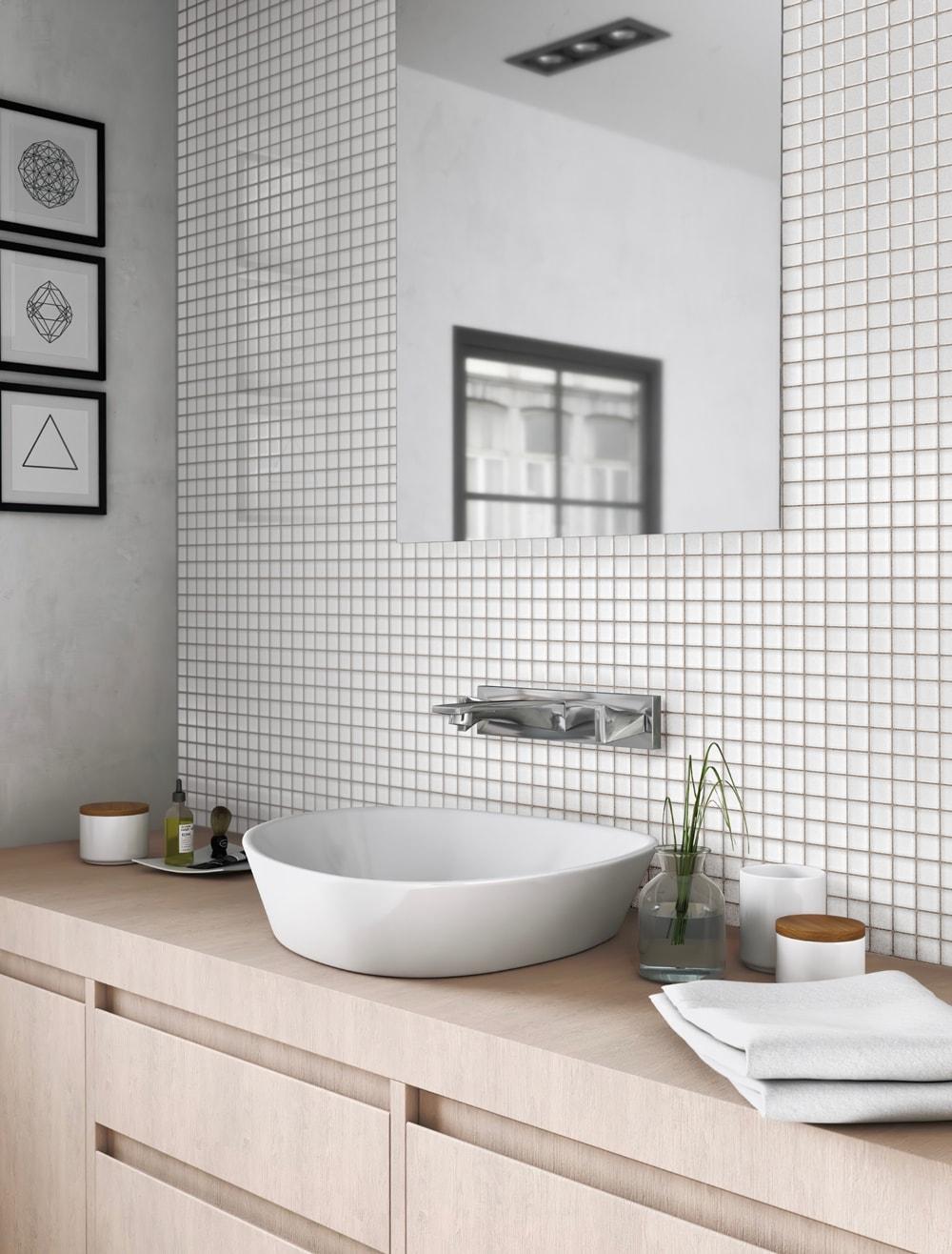 Apollo Tile 11.8" X 11.8" Matte Finished Glass Mosaic Tile