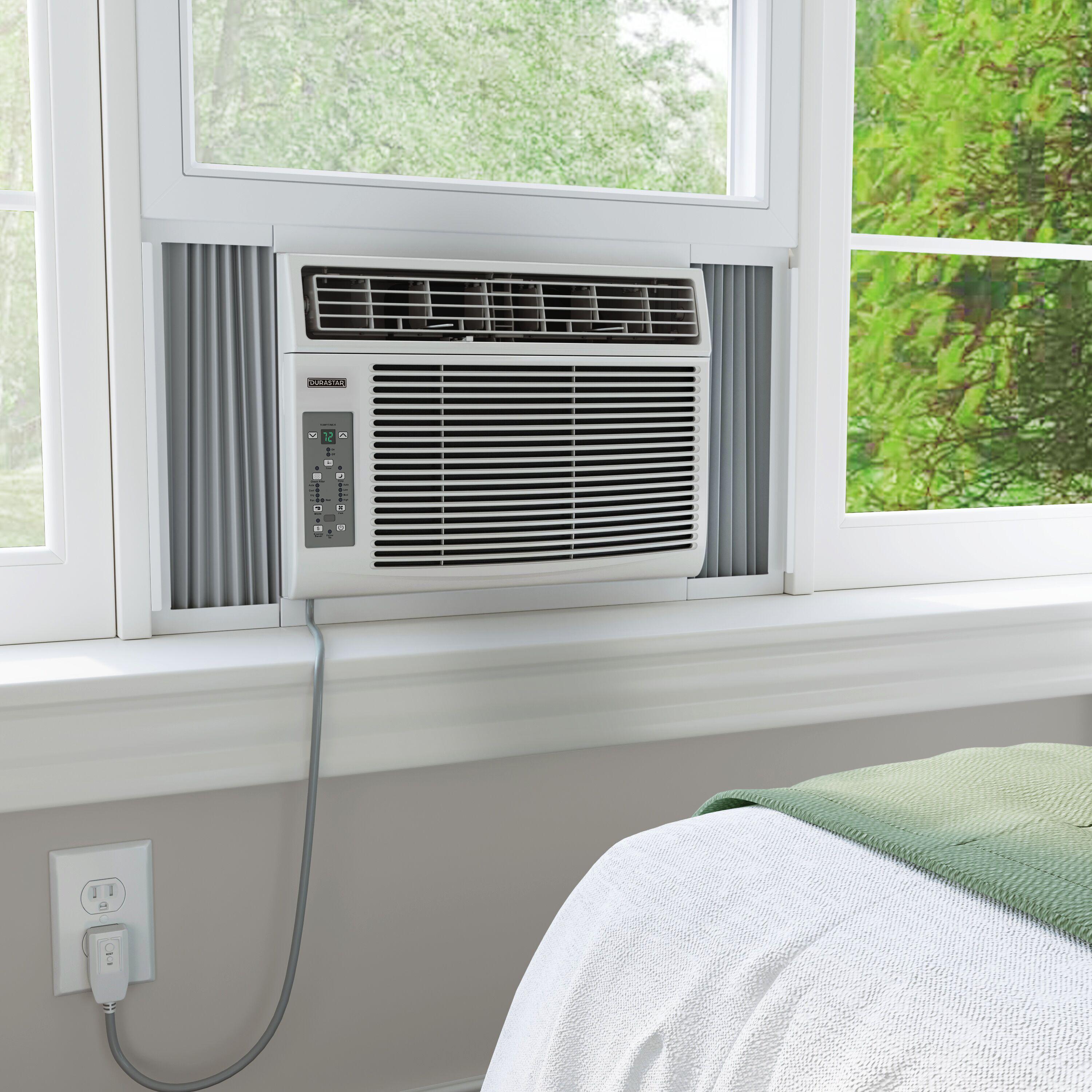 Durastar Durastar 12,000 BTU 230V Window Air Conditioner with 11000 BTU Supplemental Heating and Remote Control