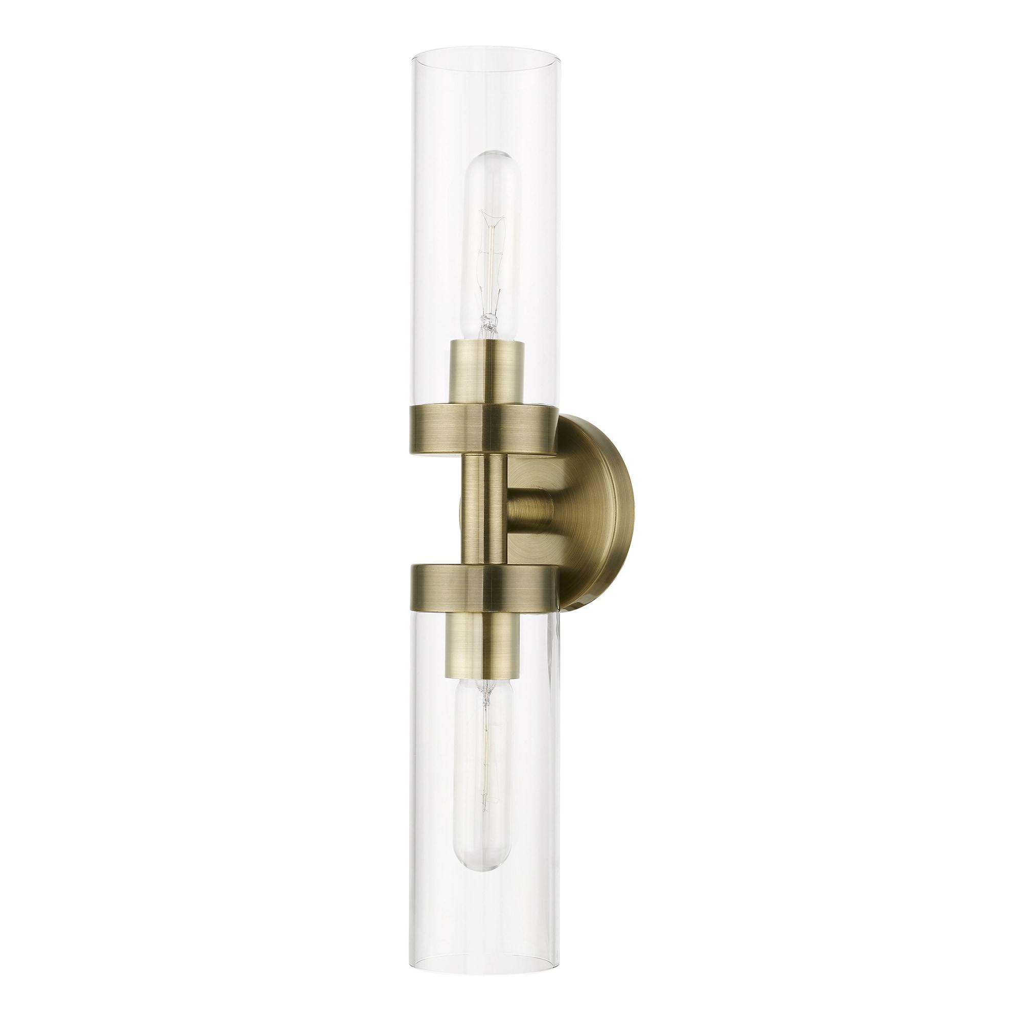 Livex Lighting Ludlow 2 - Light Vanity in  Antique Brass