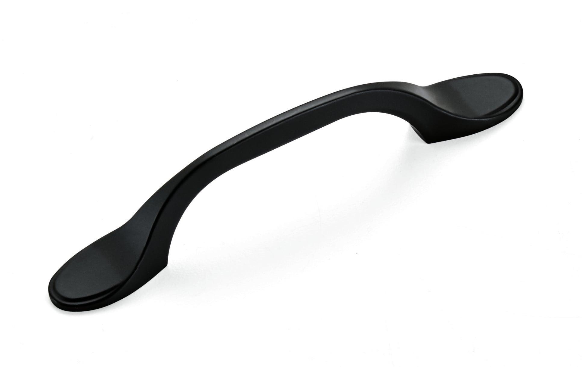 Matte Black Traditional 5" Cabinet Bar Pull with Mounting Hardware