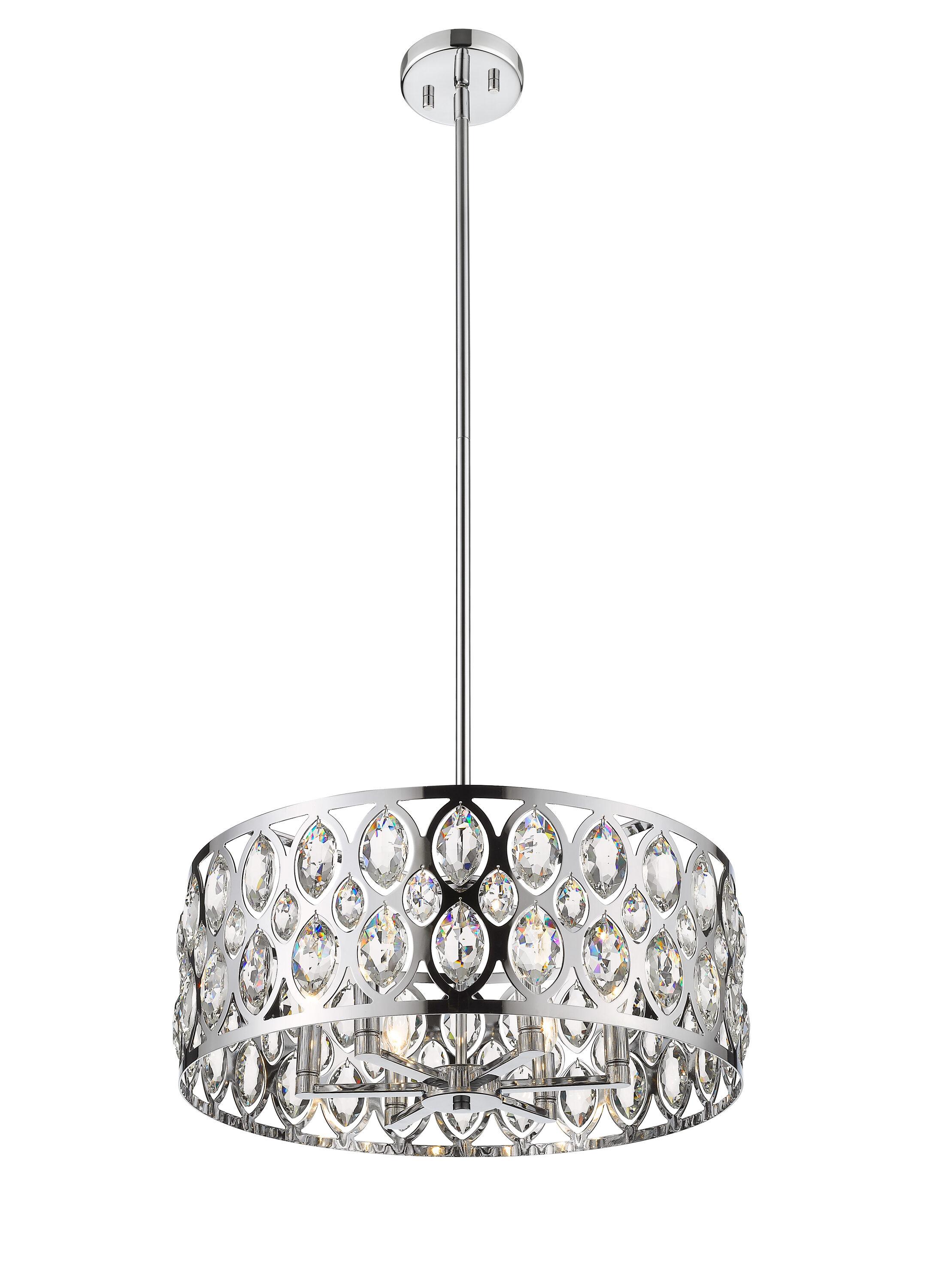 Z-Lite Dealey 6 - Light Chandelier in  Chrome