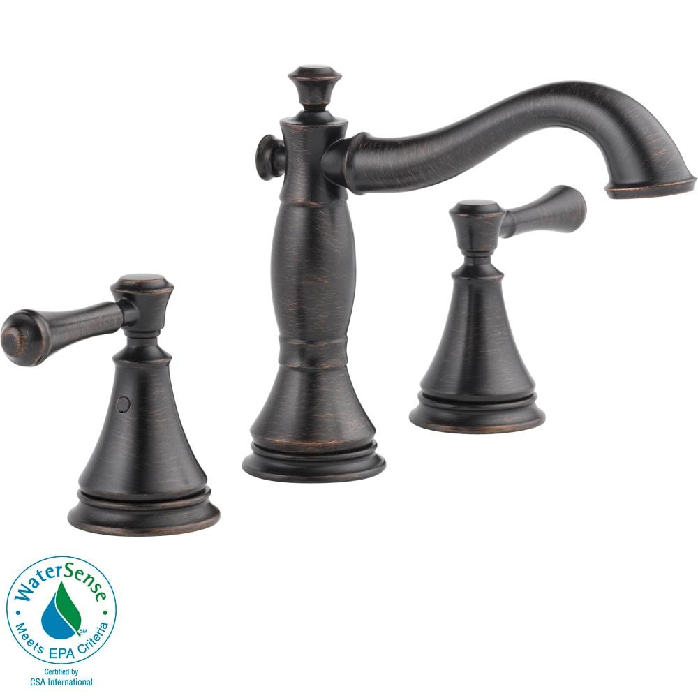 Cassidy Widespread Bathroom Faucet 3 Hole, 2-handle Bathroom Sink Faucet with Drain Assembly