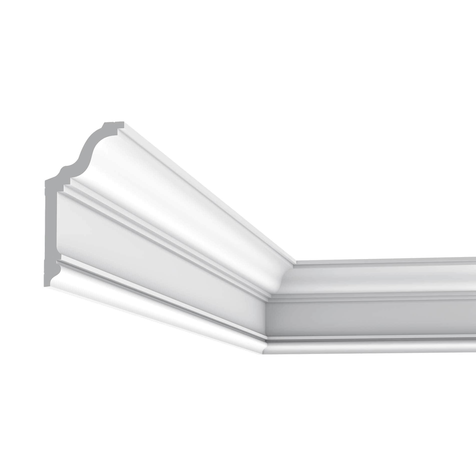 4.75'' H x 78'' W x 2.38'' D Plastic Crown
