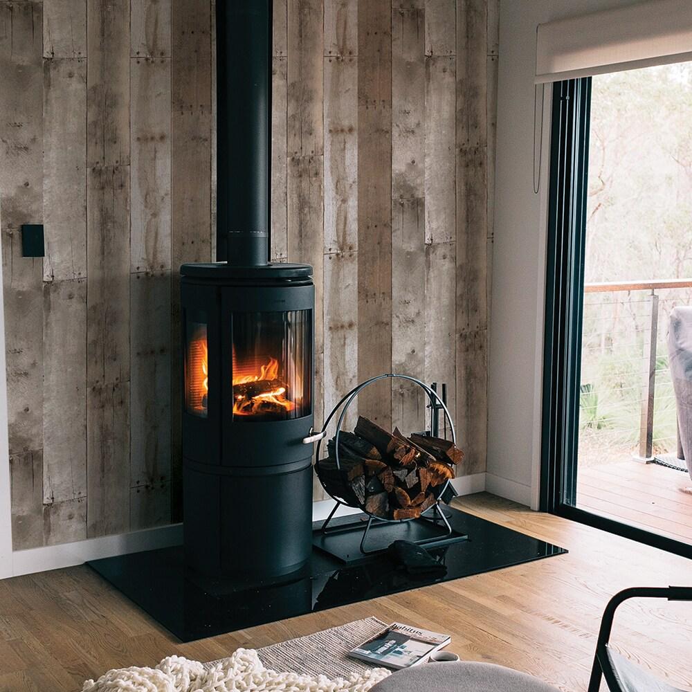 Tempaper Repurposed Wood Weathered Peel and Stick Wallpaper, 20.5" x 16.5'