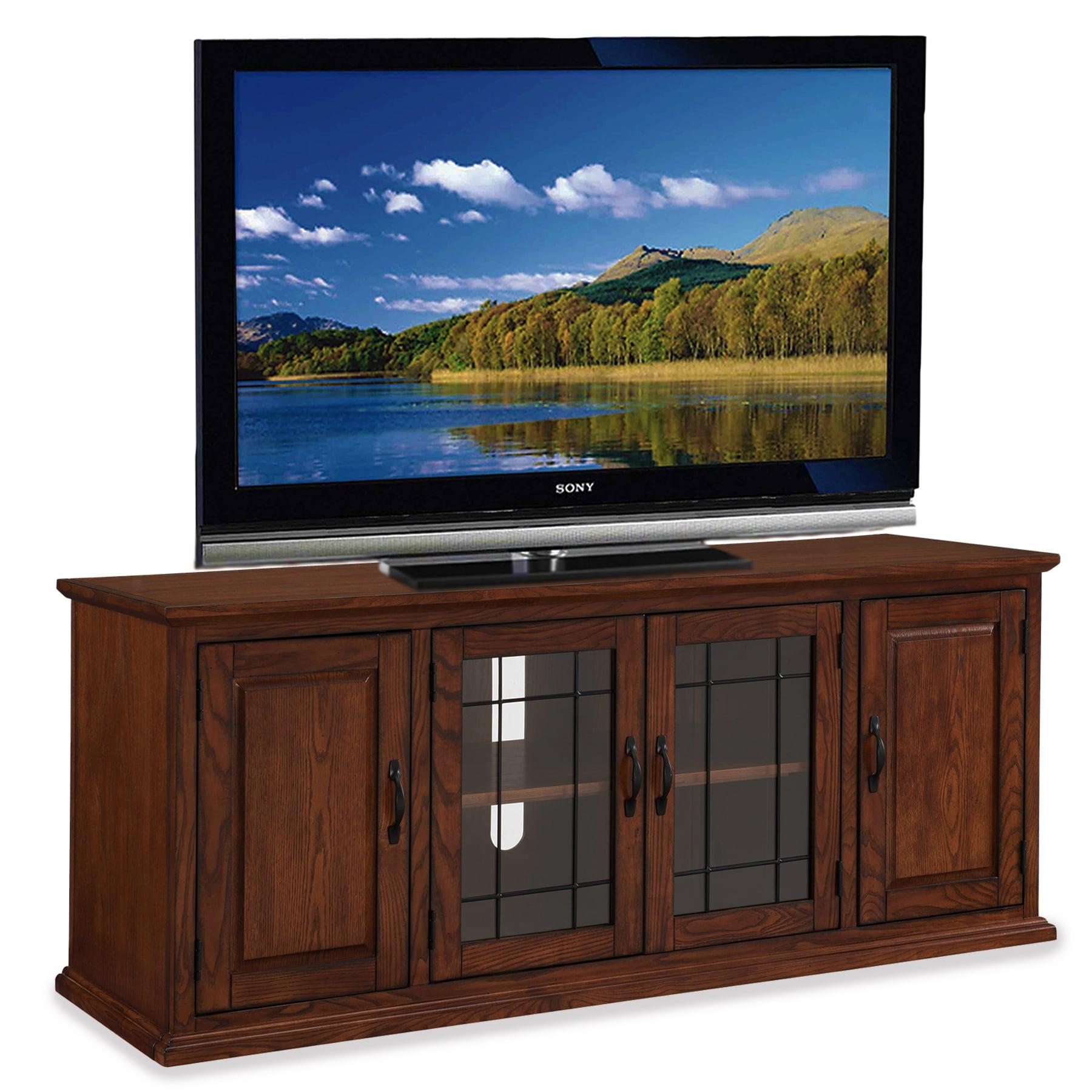 Leick Furniture Riley Holliday 60" TV Stand in Burnished Oak