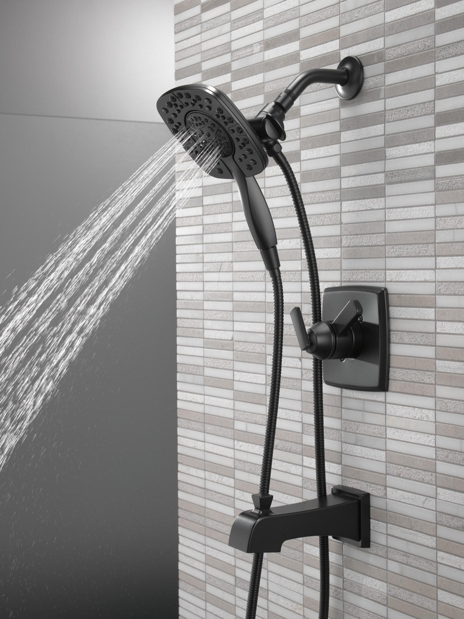 Delta Ashlyn 17 Series Dual-Function Tub Shower Faucet Set, In2ition Shower Handle Trim Kit T17464-BL-I