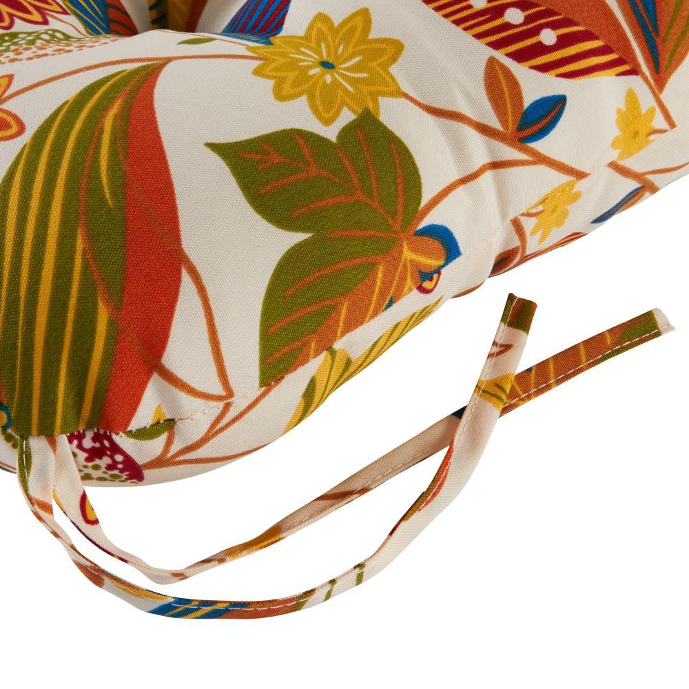 Esprit Floral Traditional 21"x42.5" Outdoor Chair Cushion
