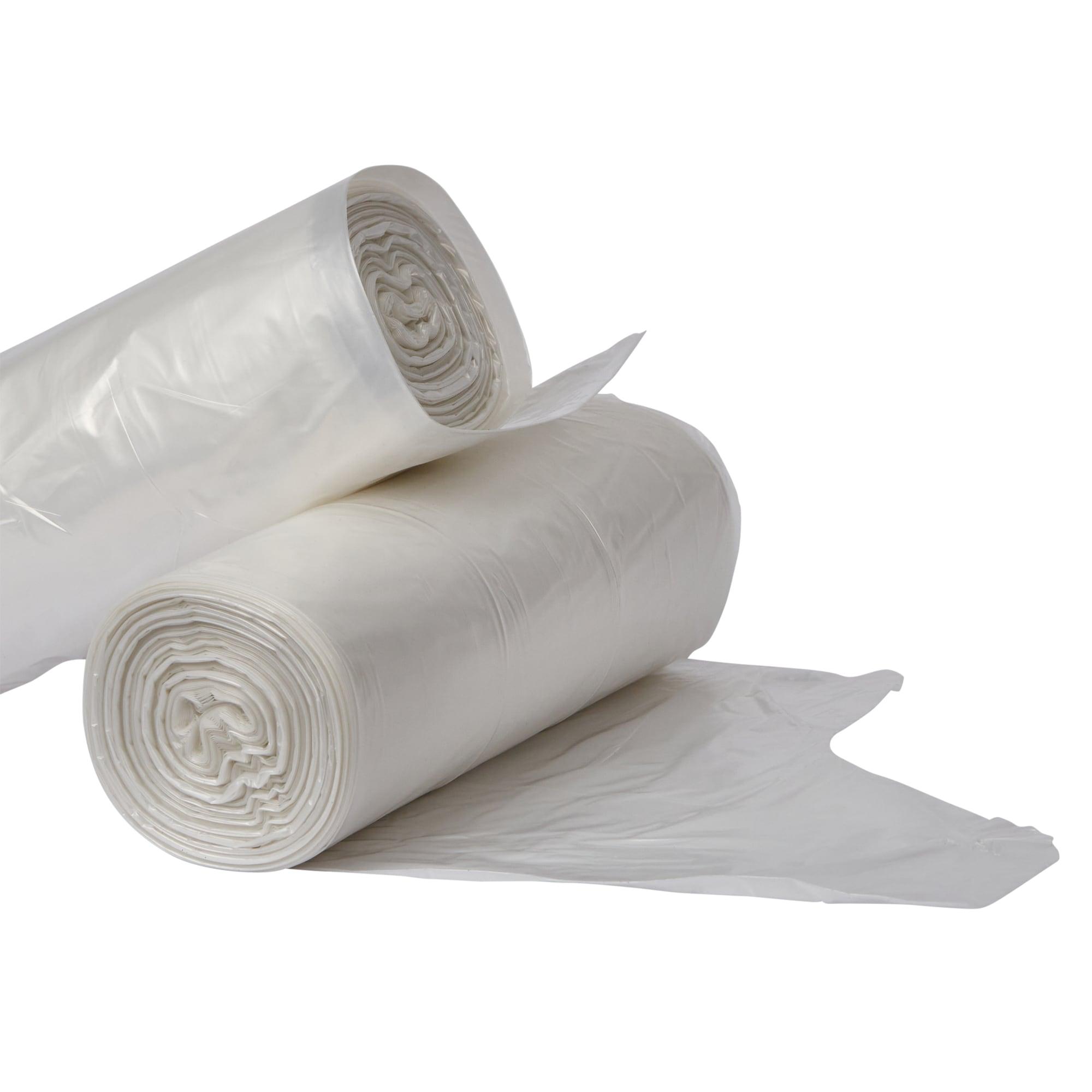 Contractor's Choice Contractor 55-Gallons Scent free Clear Outdoor Plastic Construction Flap Tie Trash Bag 40 -Count