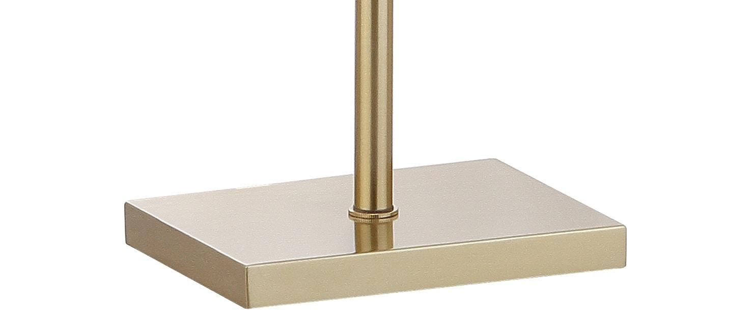 April 61" Metal LED Floor Lamp, Brass