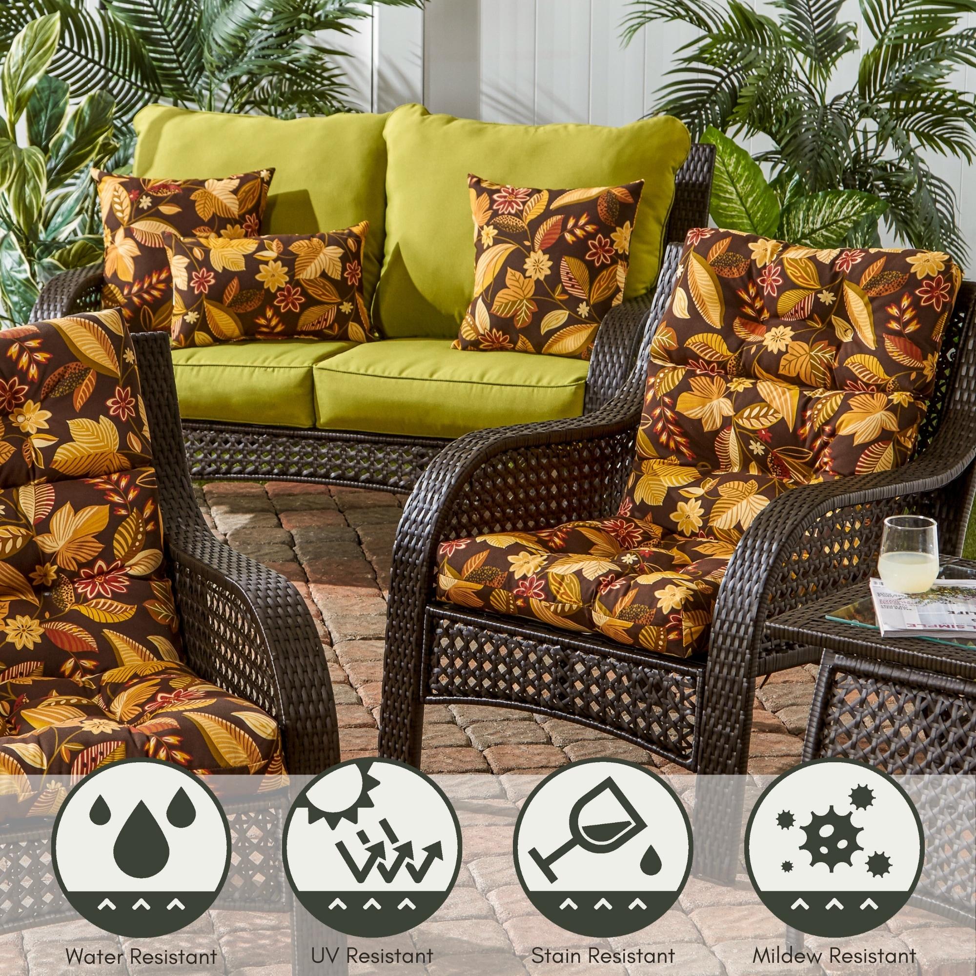 Indoor/Outdoor Reversible Throw Pillow