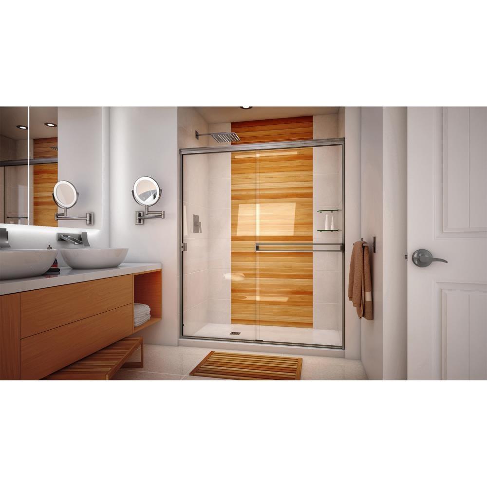 50" W x 70" H Semi-Frameless Shower Door