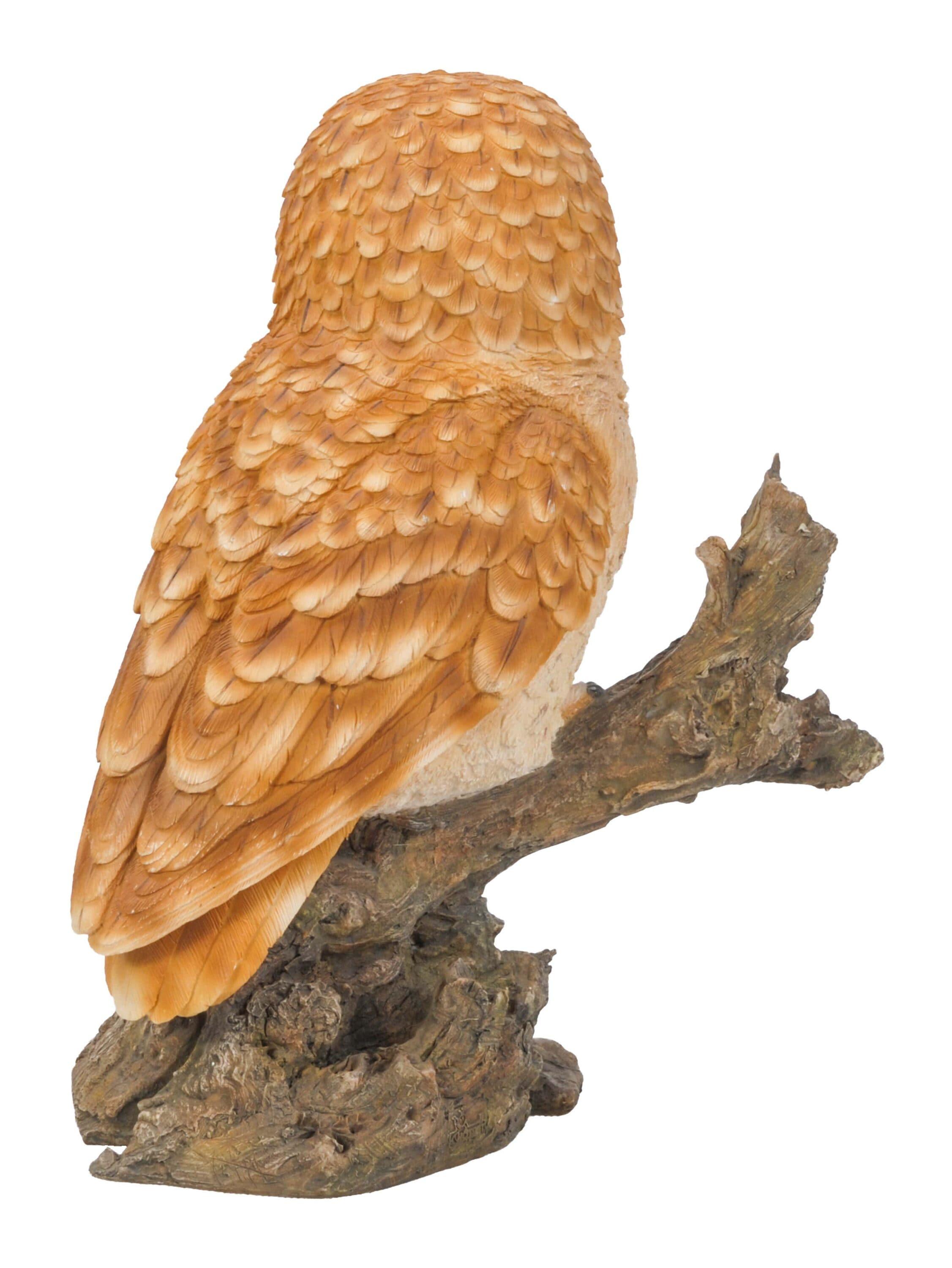 Tawny Owl on Stump Statue