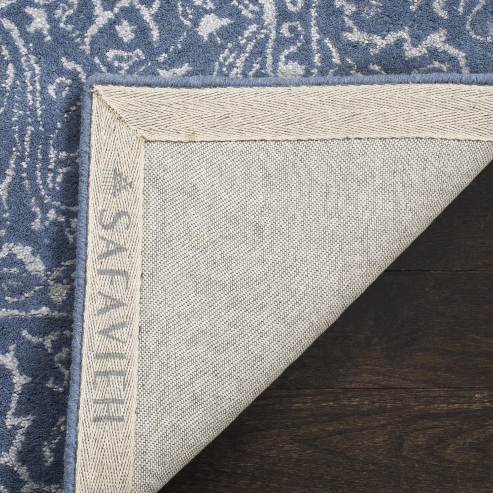 Glamour GLM516 Hand Tufted Area Rug - Grey/Blue - 6'x6' - Safavieh.