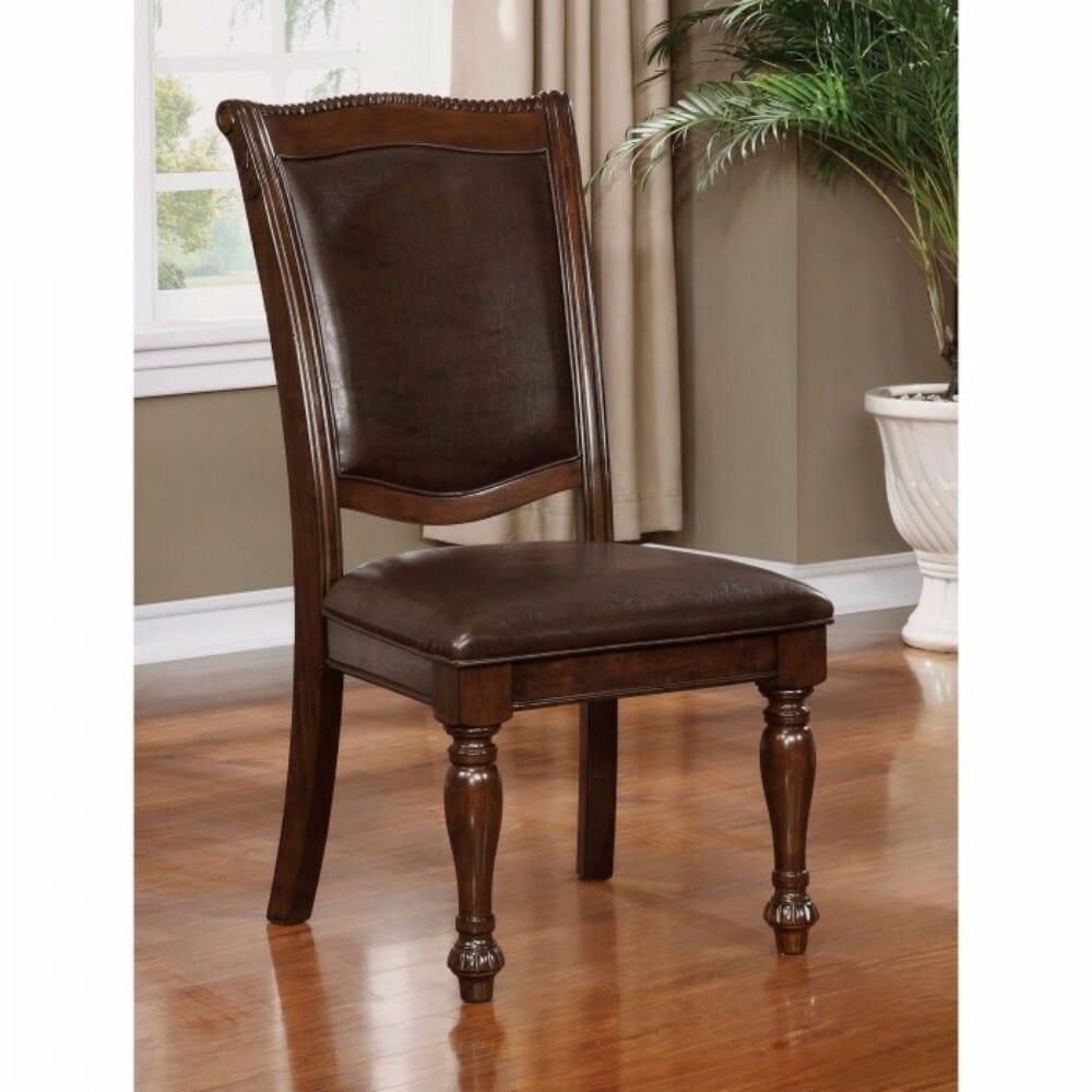 Anahlia Side Chair in Espresso (Set of 2)