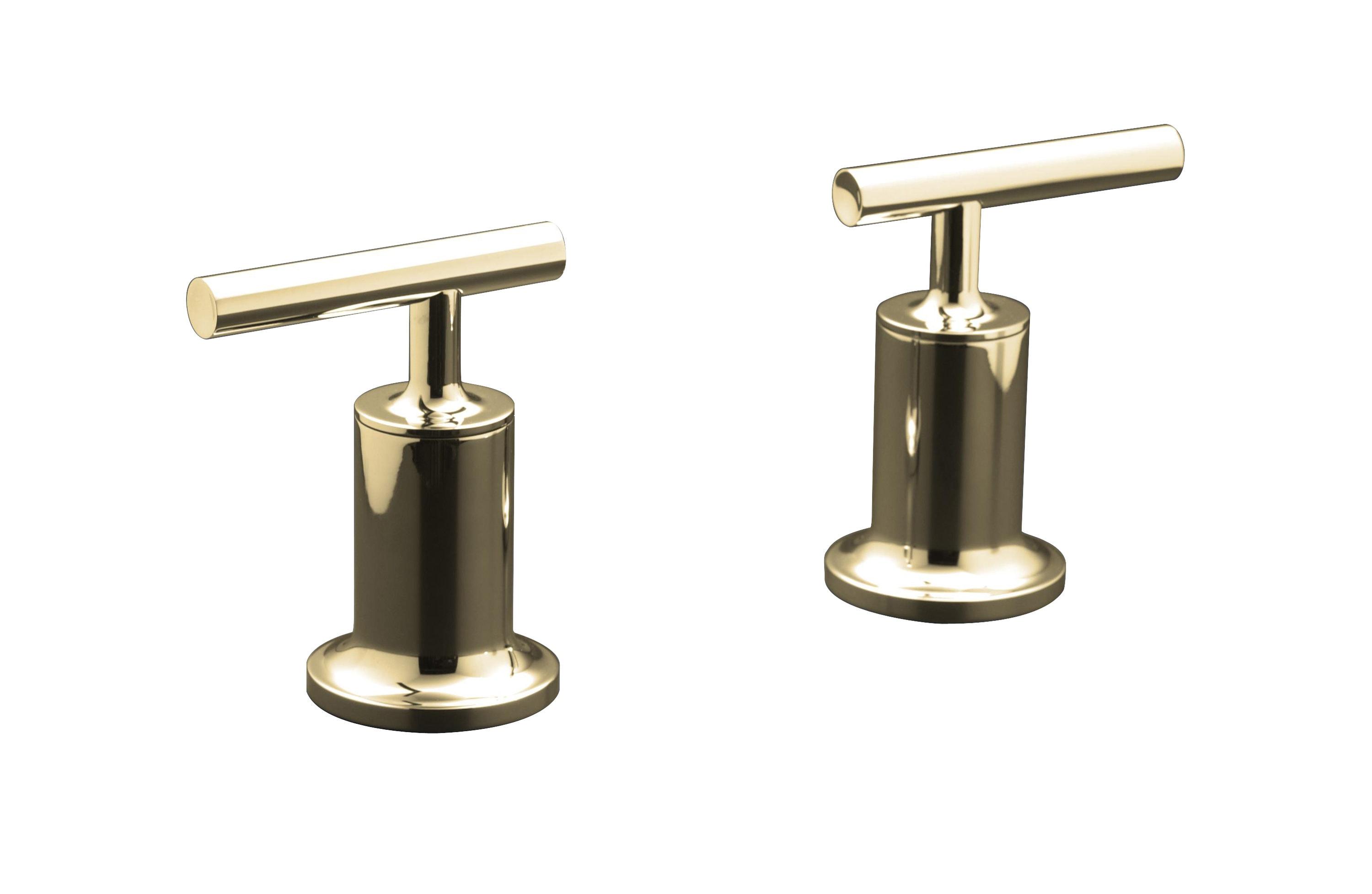 Purist® Deck- or Wall-Mount High-Flow Bath Trim with Lever Handles