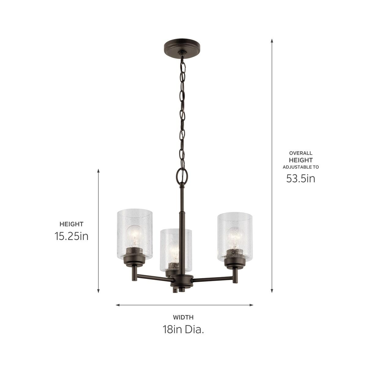 Winslow 3 - Light Classic / Traditional Chandelier