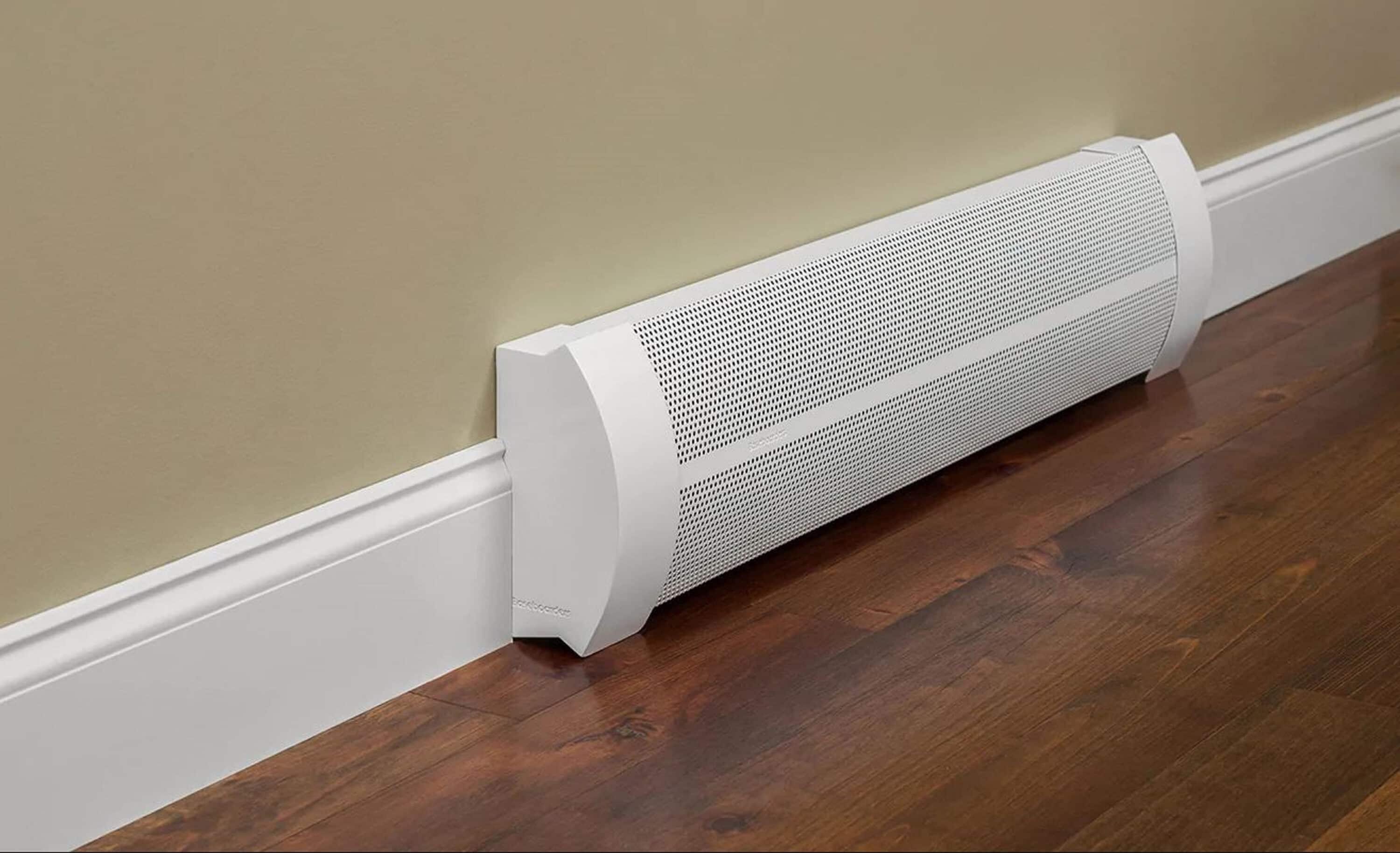 Elliptus 7-ft White Galvanized Steel Slip-On Baseboard Heater Cover