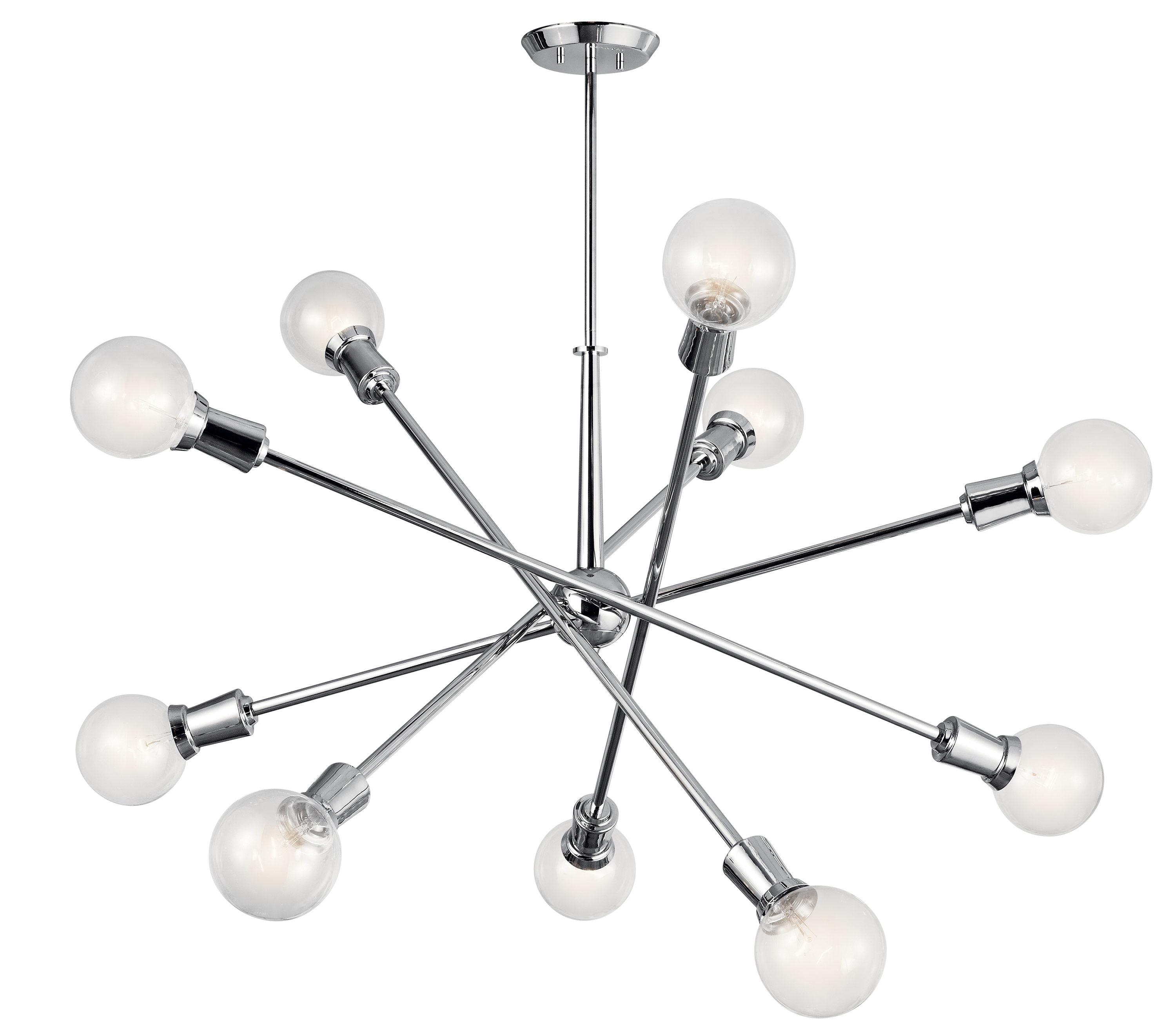 Kichler Lighting Armstrong 10 - Light Chandelier in  Chrome