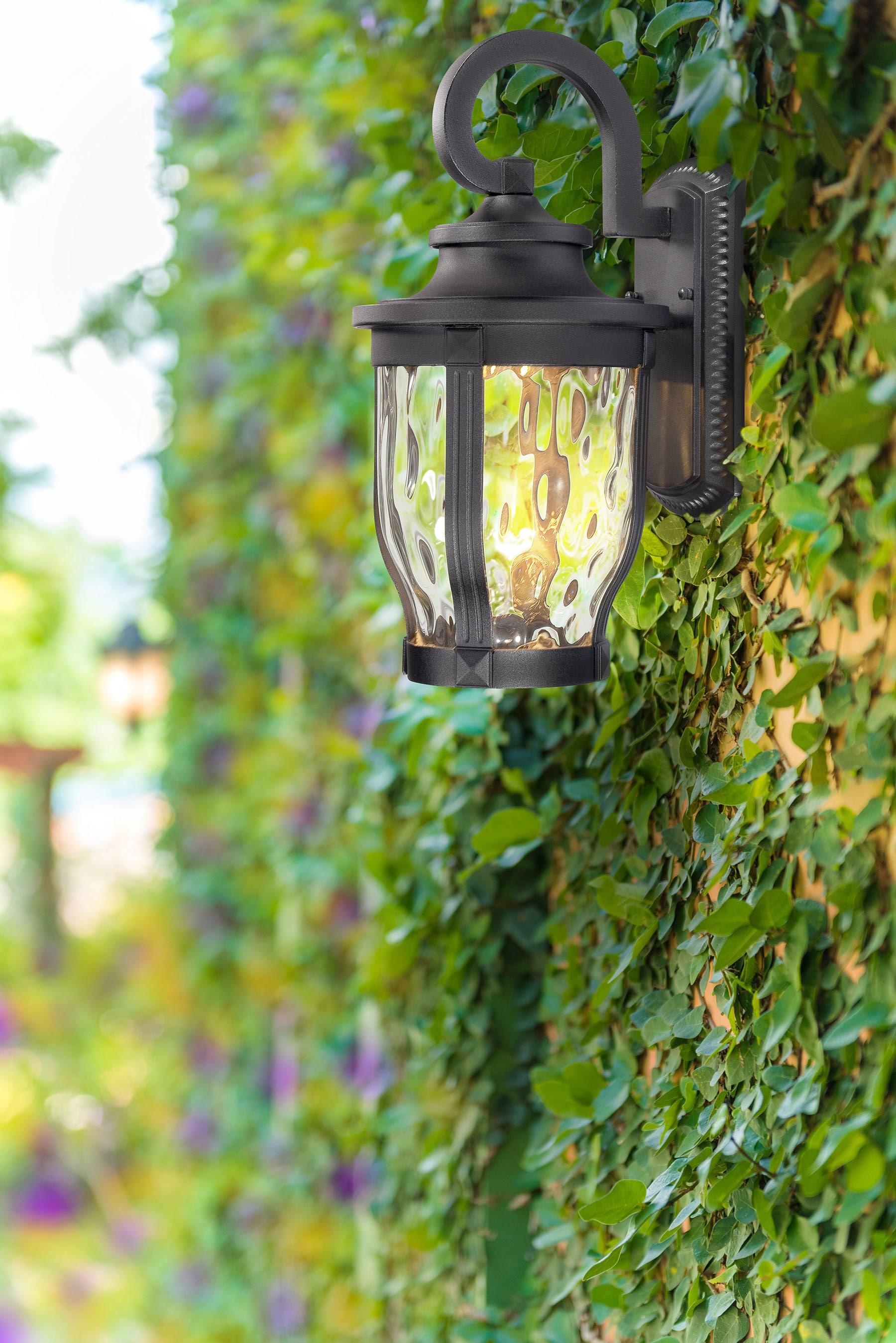 Minka Lavery Merrimack 16 1/4" High Black LED Outdoor Wall Light