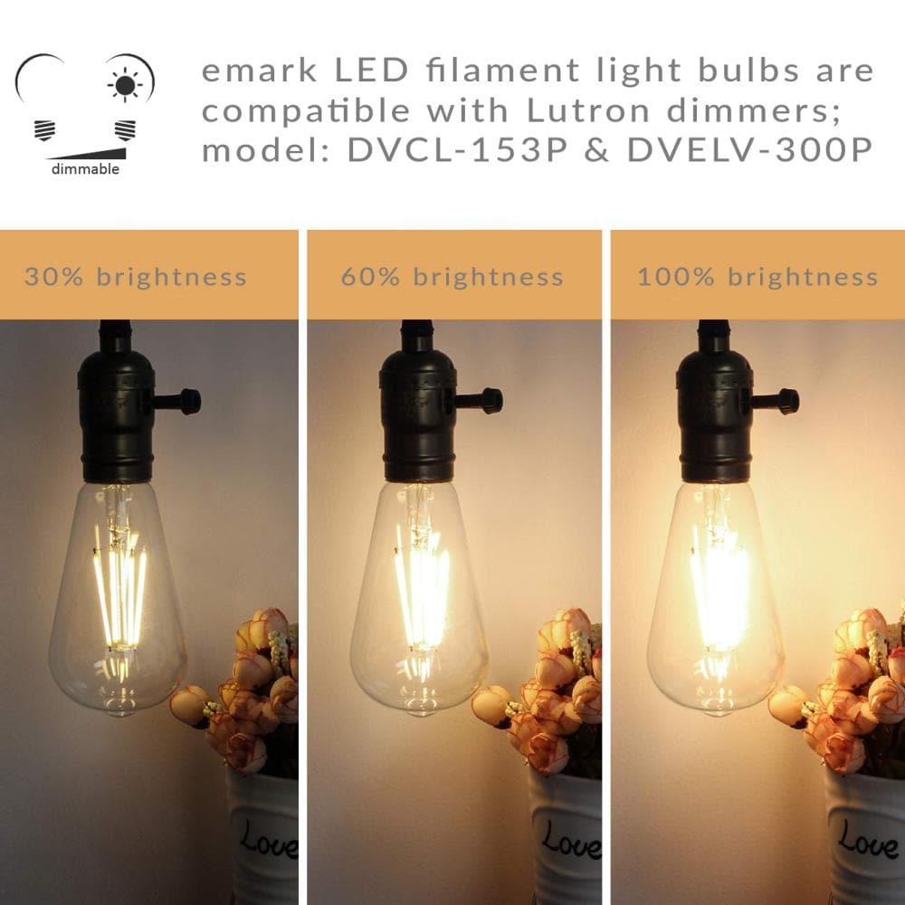 40 Watt Equivalent ST64 E26/Medium (Standard) Dimmable 2700K LED Bulb