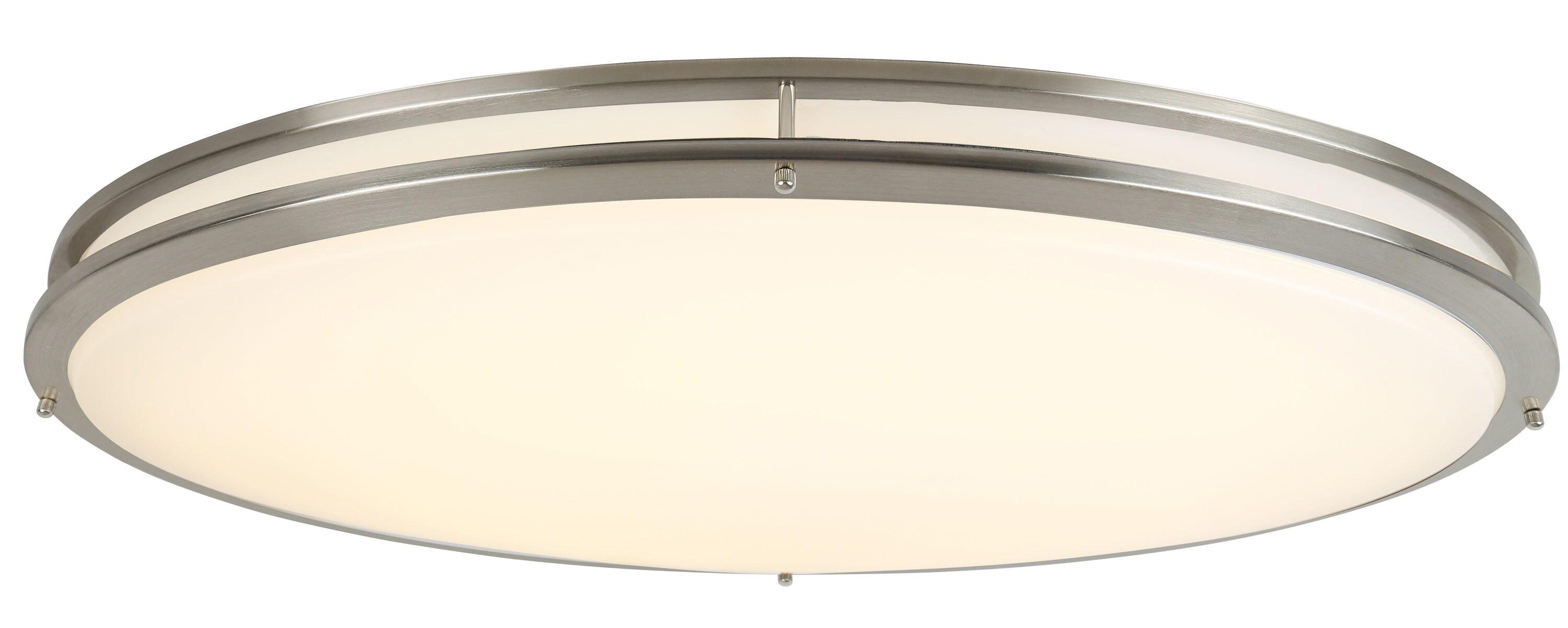 Design House, 587261 32-inch LED Ceiling Light, Dimmable, Bed Hall Kitchen Entry, Brushed Nickel